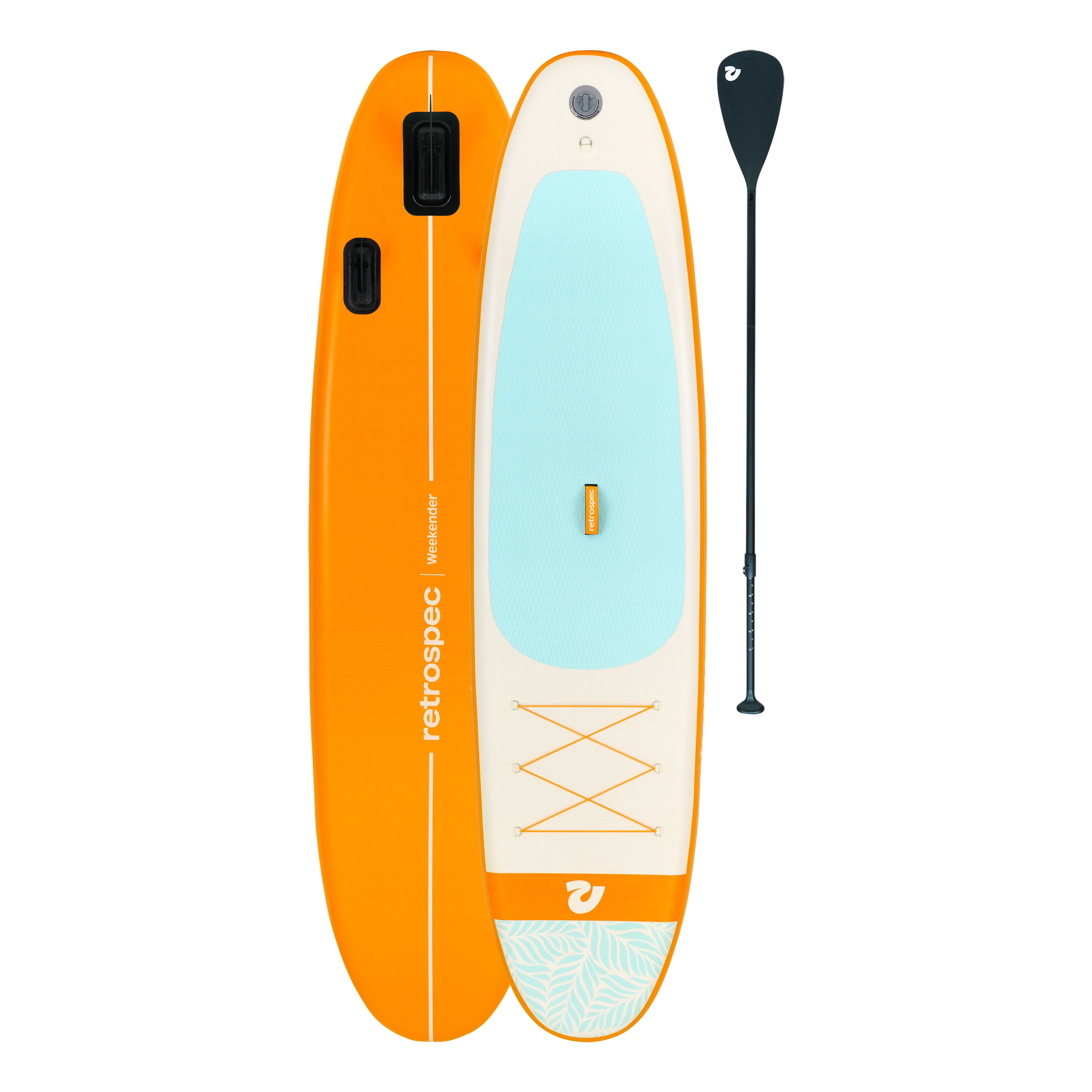 Retrospec Weekender Inflatable Paddle Board - Creamsicle
