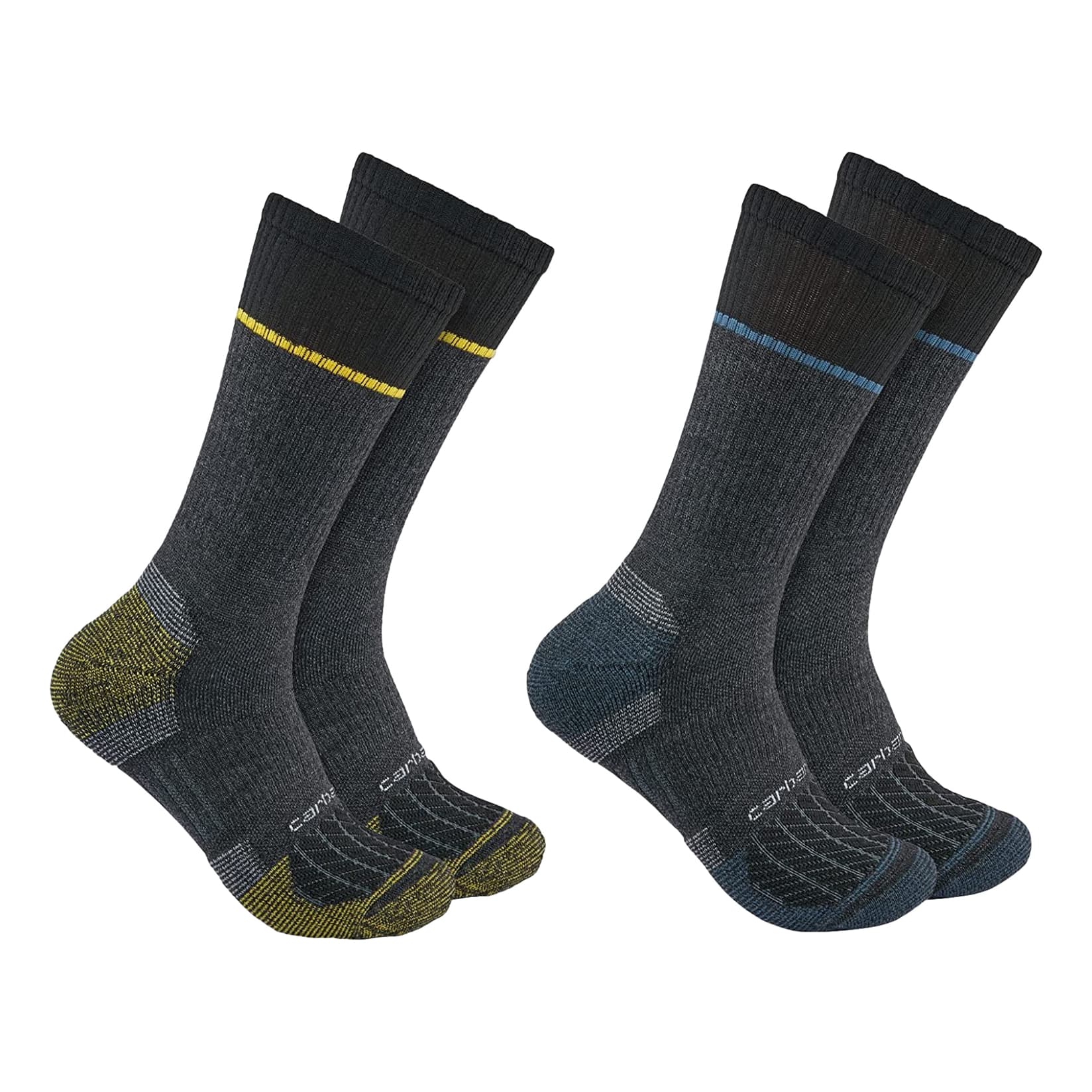 Carhartt® Men’s Force® Midweight Steel Toe Crew Sock – 2-Pack