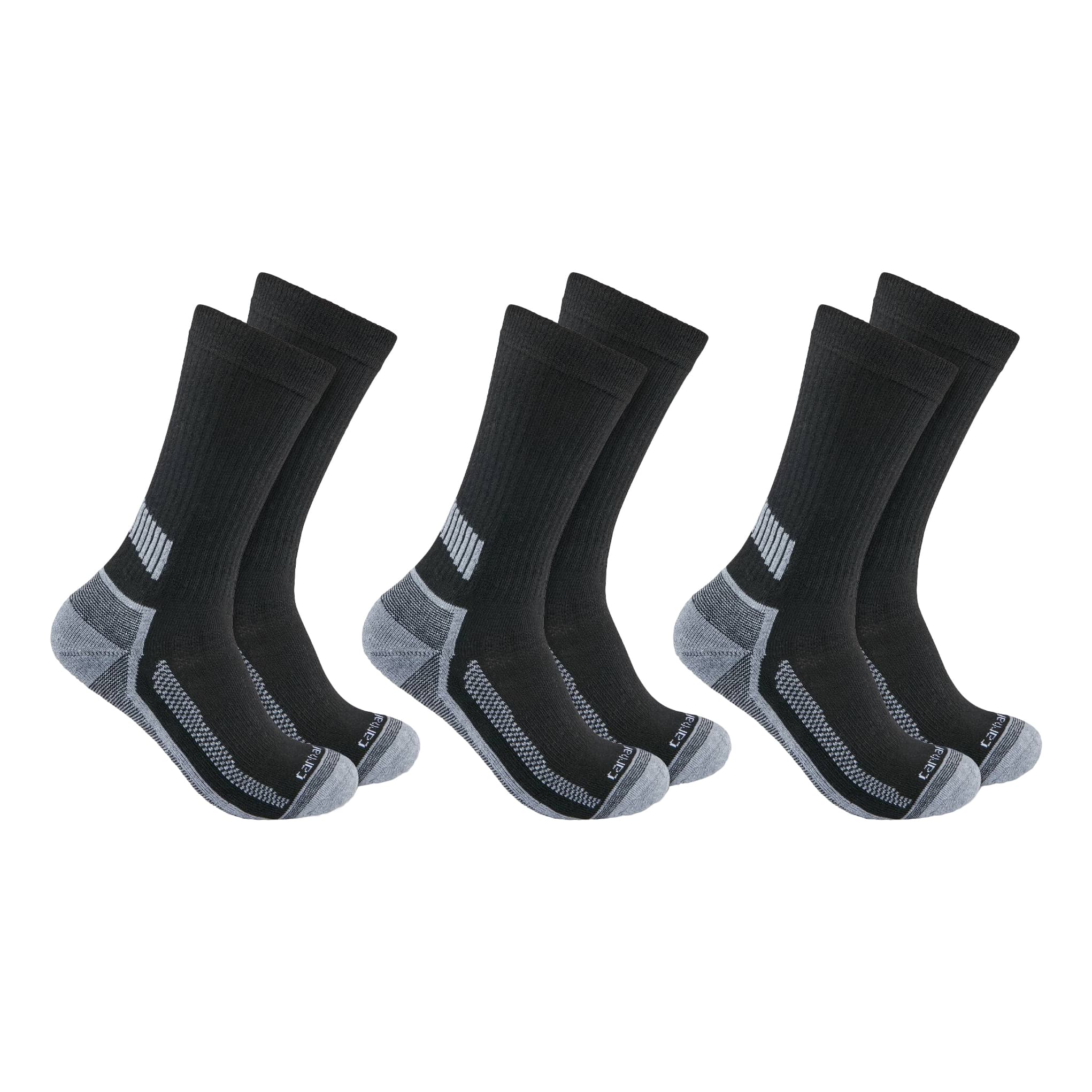 Carhartt® Men’s Force® Midweight Crew Sock – 3-Pack