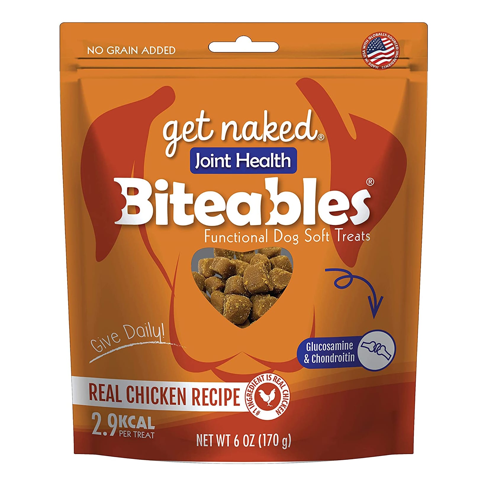 NPIC Get Naked® Joint Health Biteables® Functional Dog Soft Treats - 6 oz.