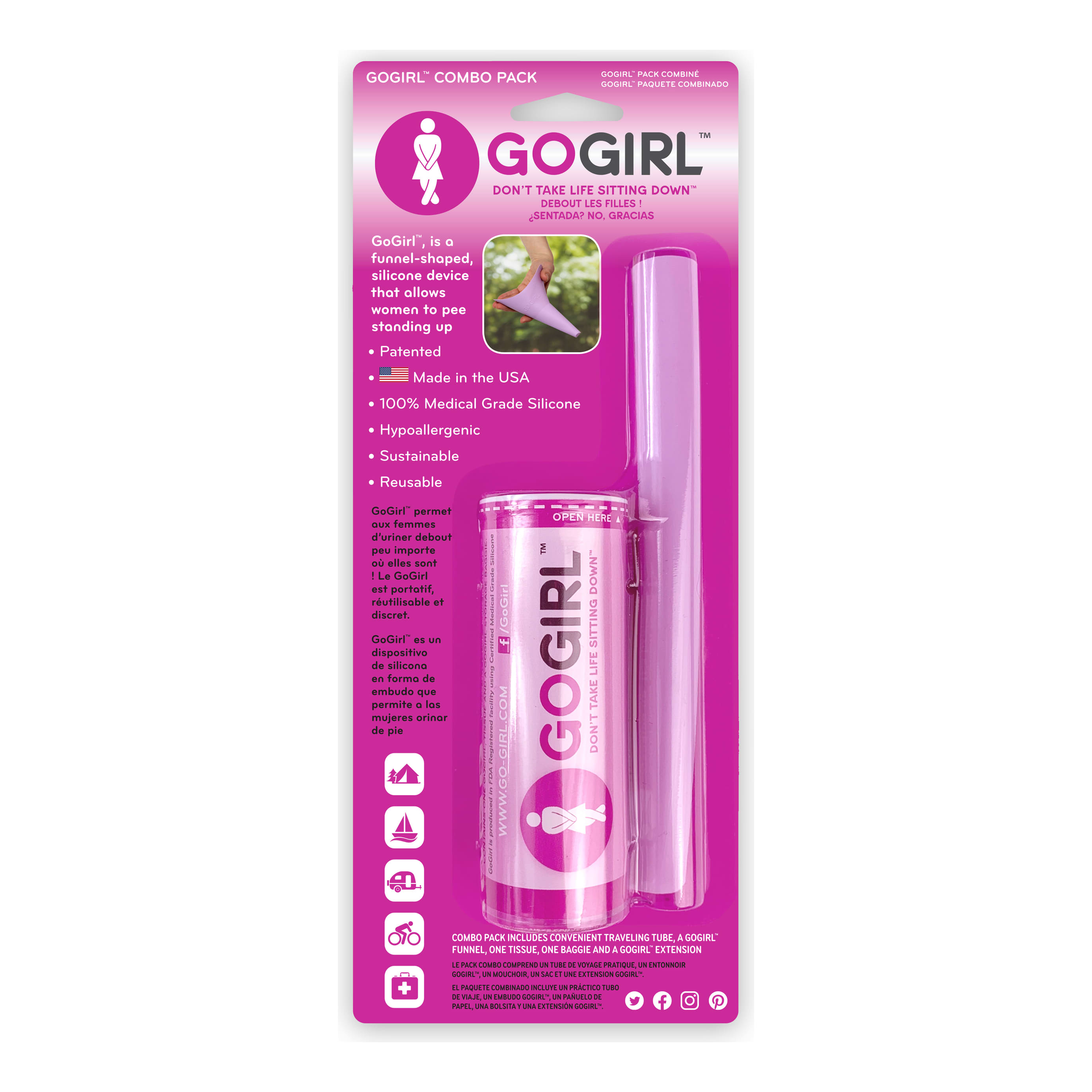 GoGirl™ Combo Pack - Pink