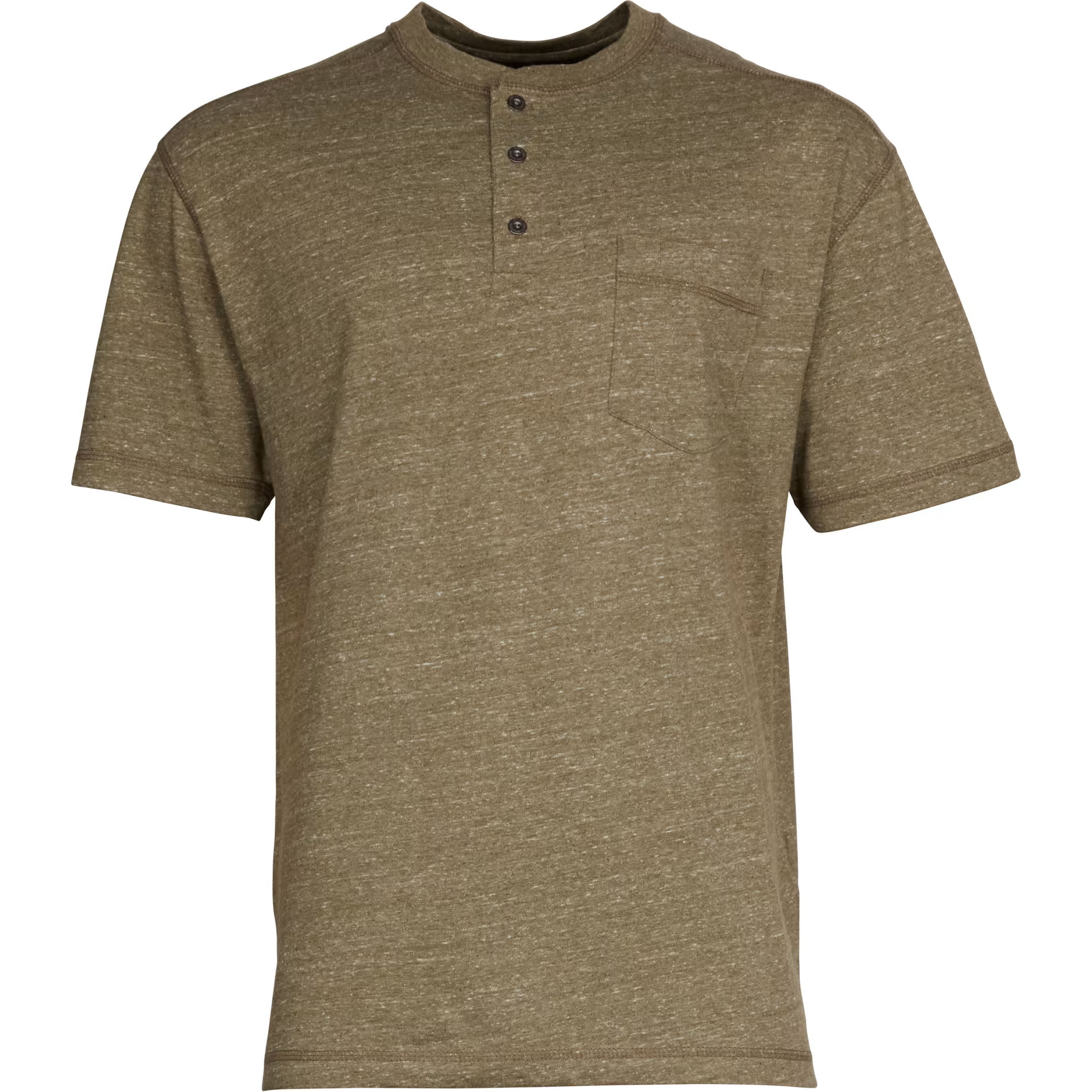 RedHead® Men’s Stone Ridge Short-Sleeve Henley Shirt - Olive