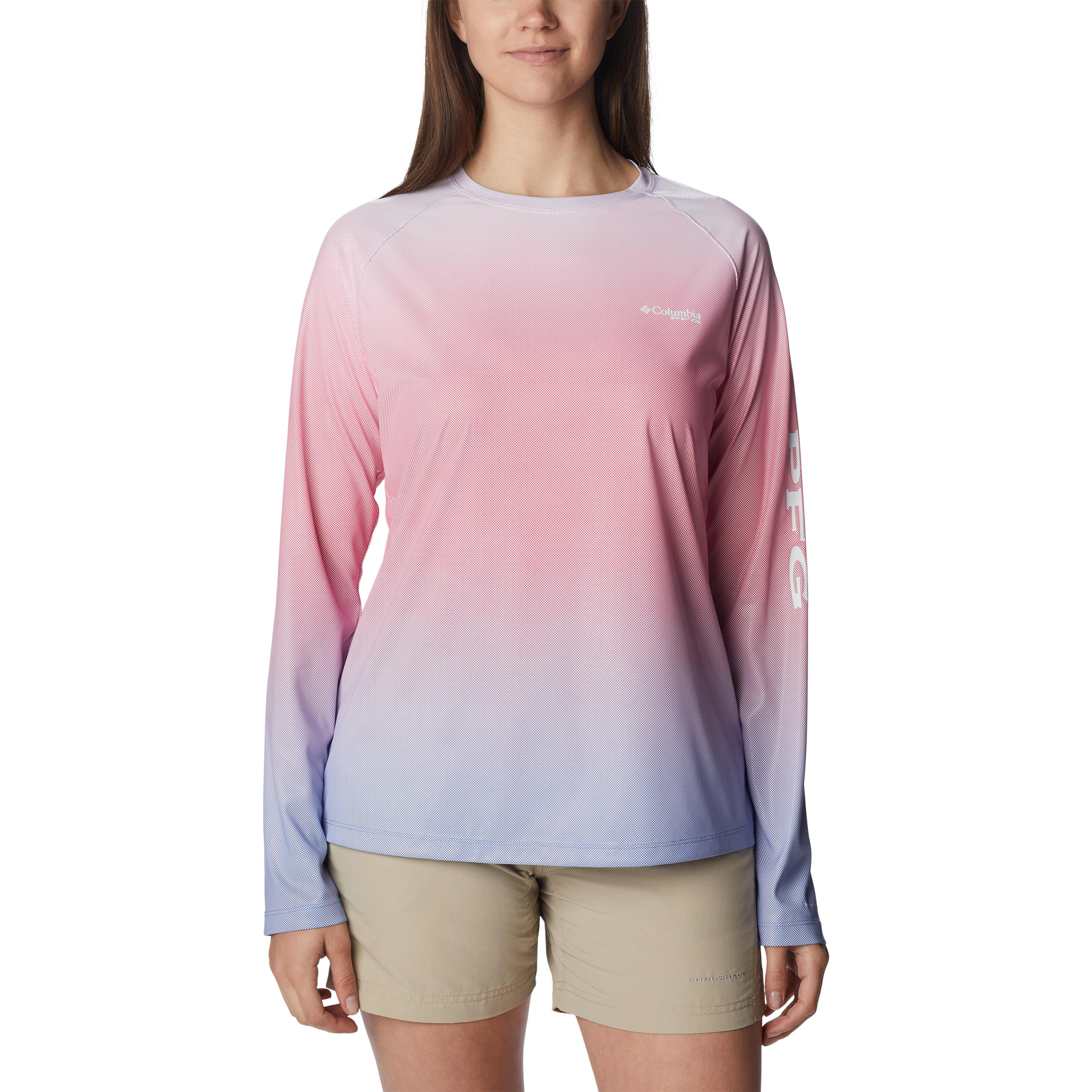 Columbia® Women’s PFG Tidal Deflector™ Printed Long Sleeve Shirt