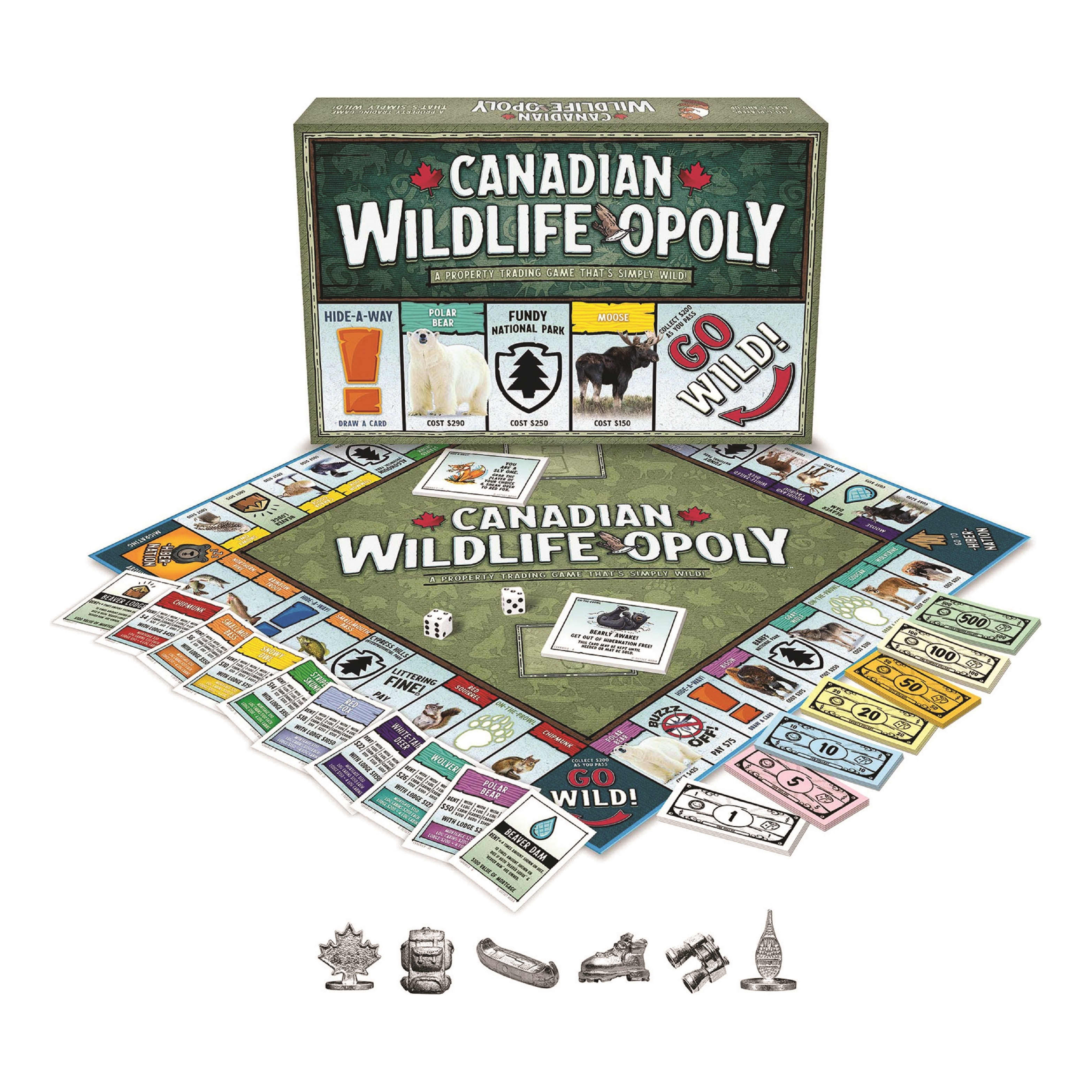 Late for the Sky Wildlife Opoly 