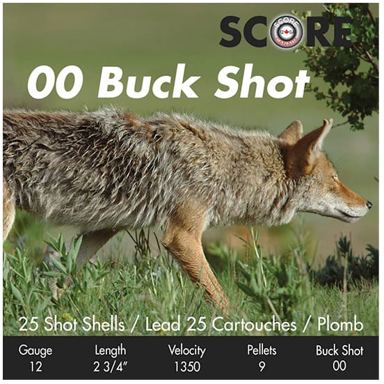 SCORE™ 12-Gauge 00 Buckshot Shotshells
