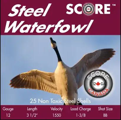 SCORE™ Steel Waterfowl Shotshells