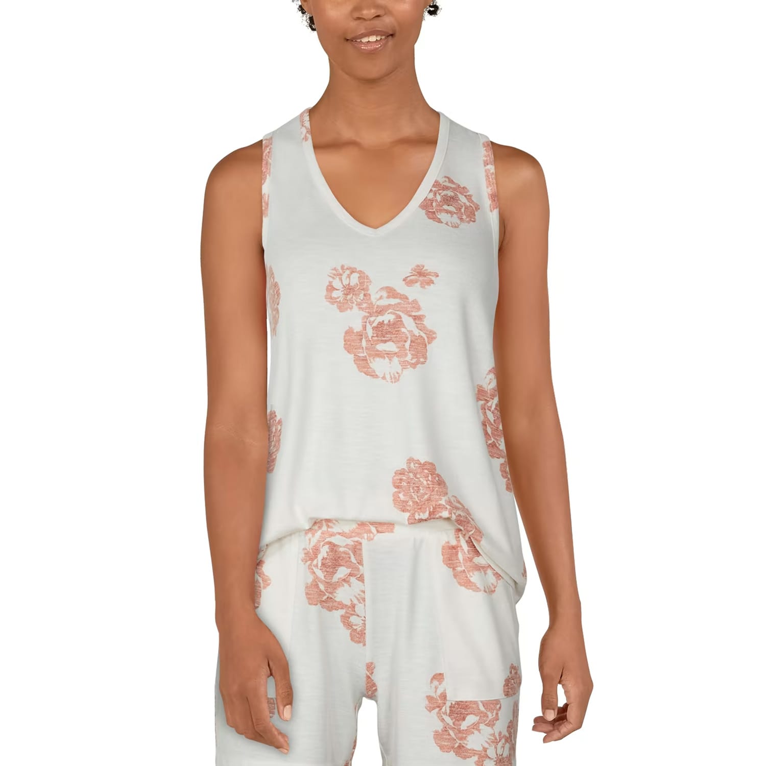 Natural Reflections® Women's Floral Print Lounge Tank Top