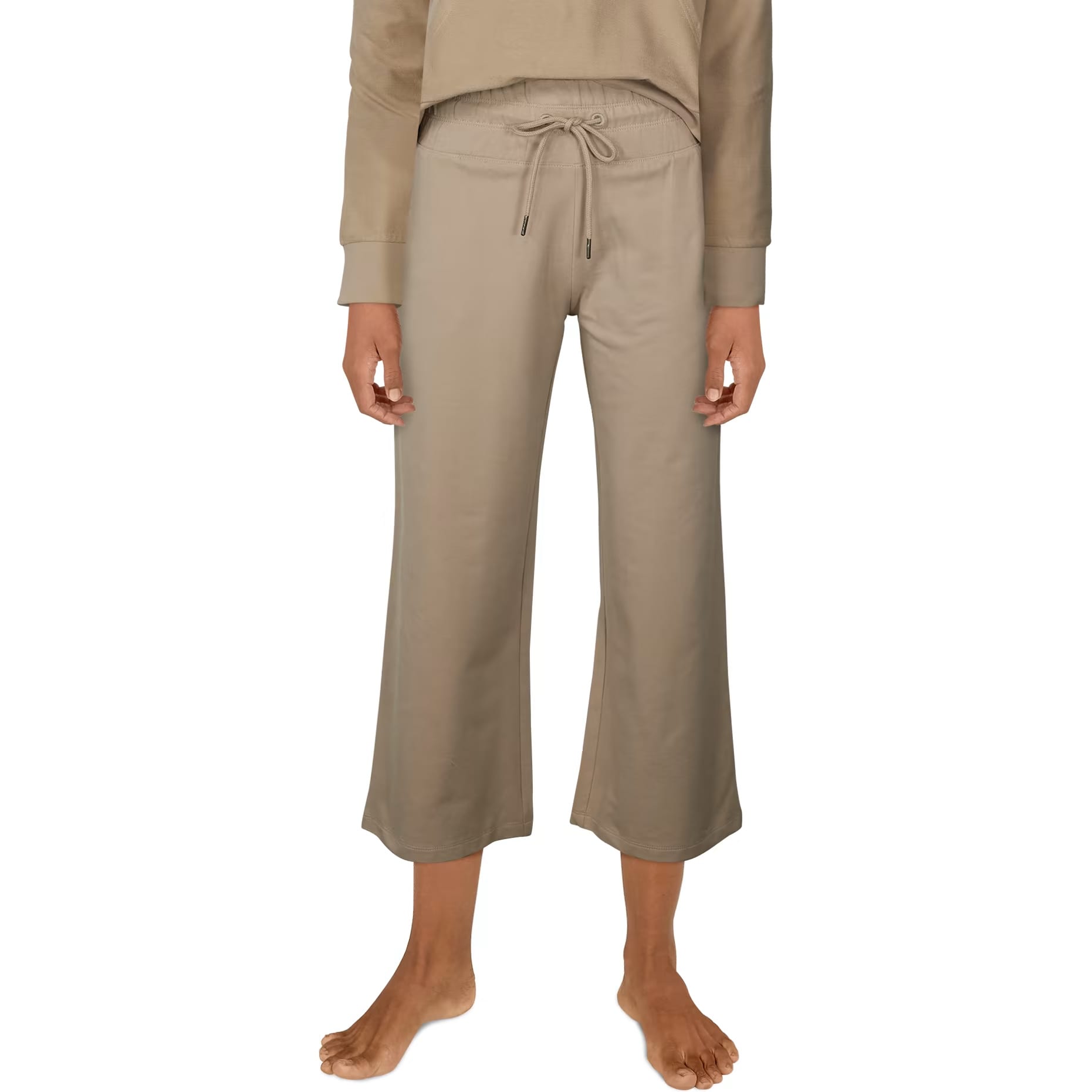 Natural Reflections® Women’s French Terry Crop Pants