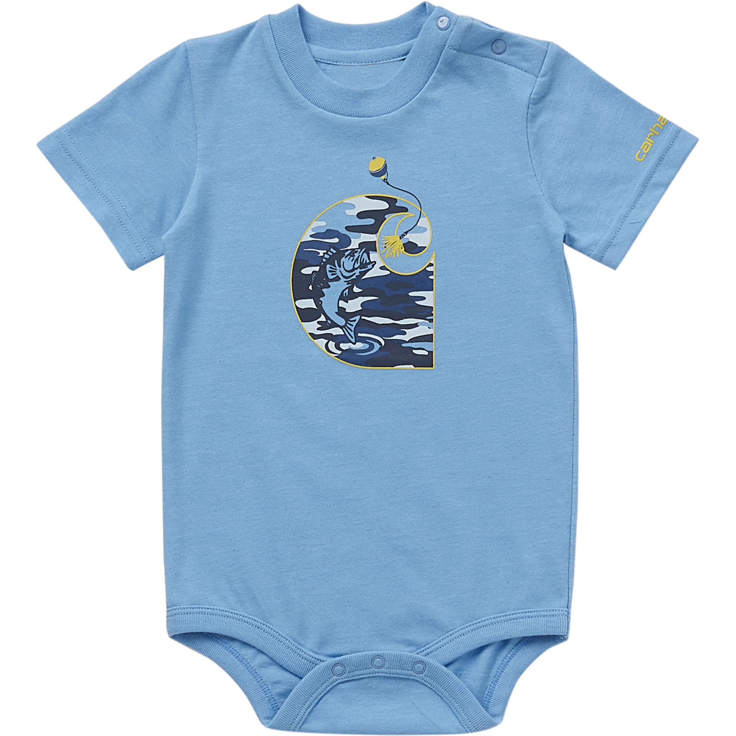 Carhartt® Infant Boys’ Fishing Short-Sleeve Bodysuit