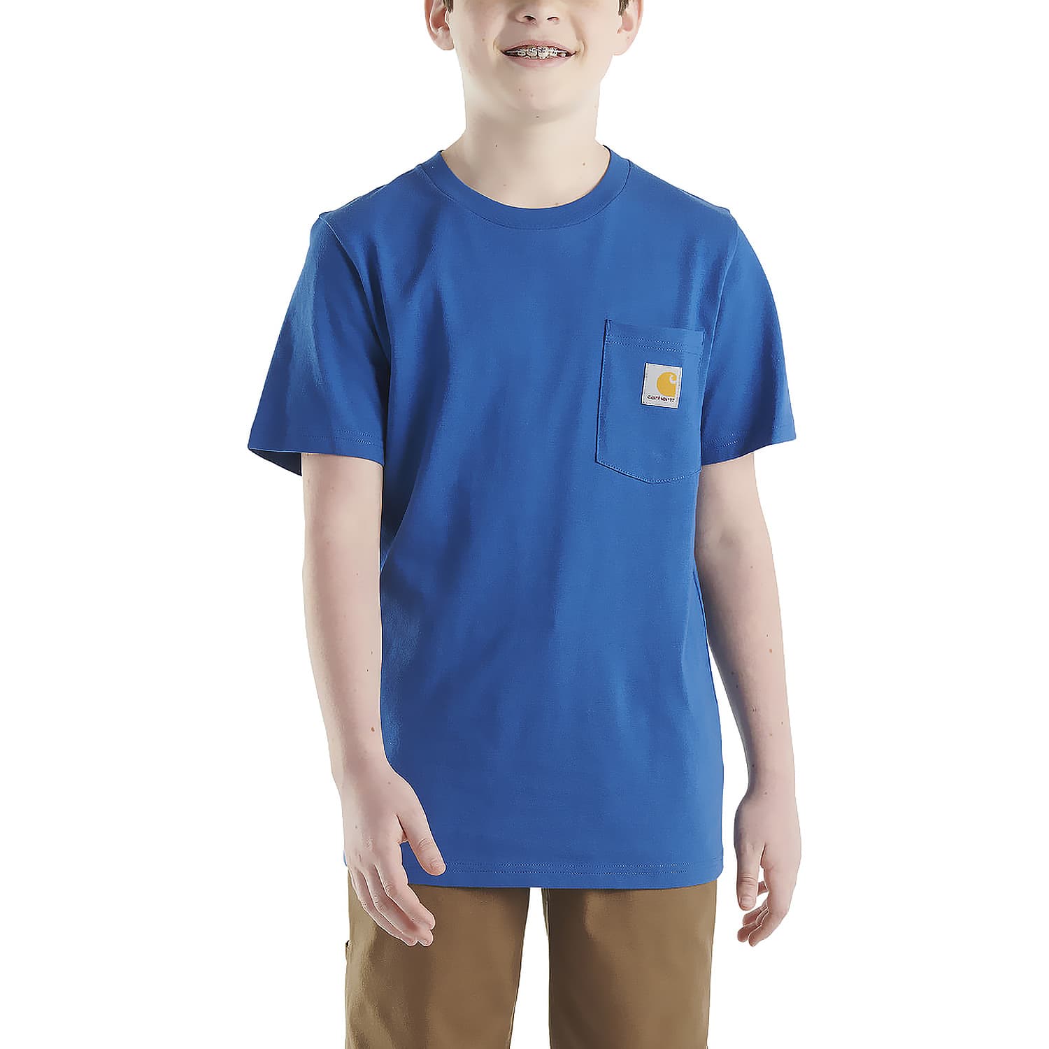 Carhartt® Boys’ Midweight Short-Sleeve Pocket T-Shirt
