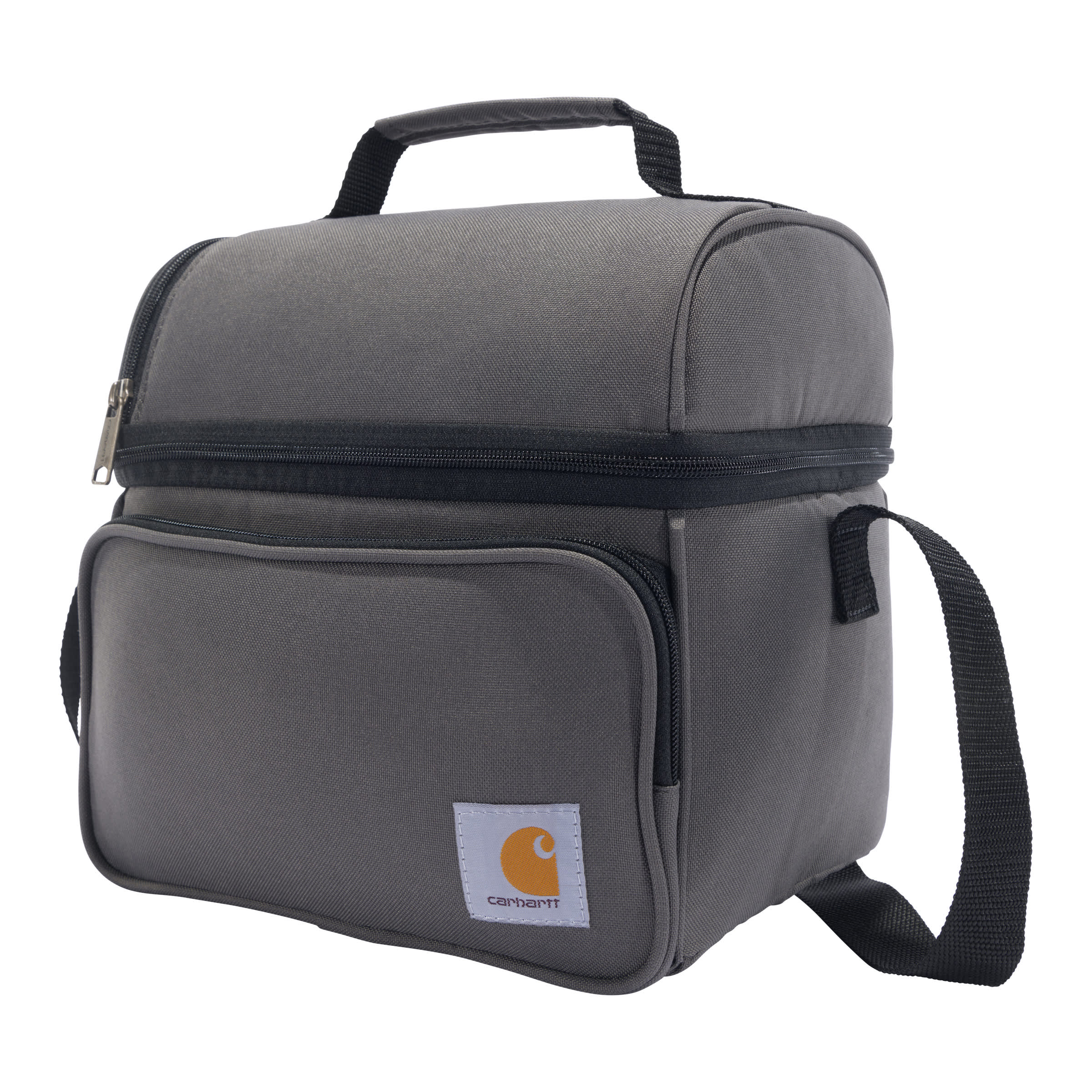Carhartt® Insulated 12-Can 2-Compartment Lunch Cooler - Grey