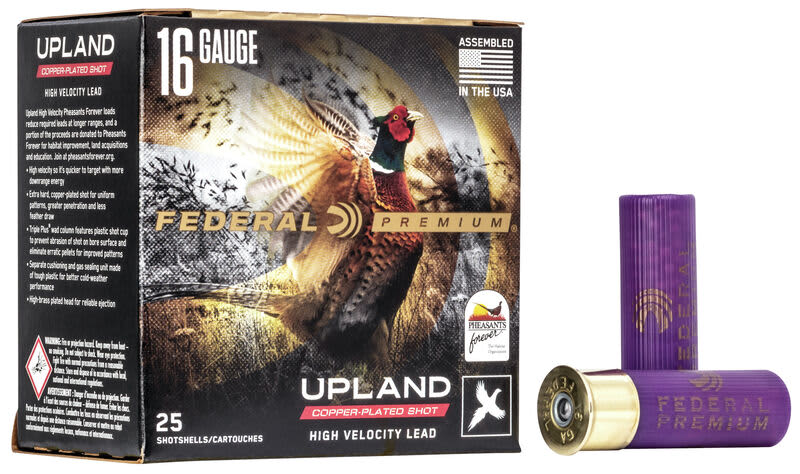 Federal® 16-Gauge 2-3/4” Upland Pheasant High-Velocity Shotshells