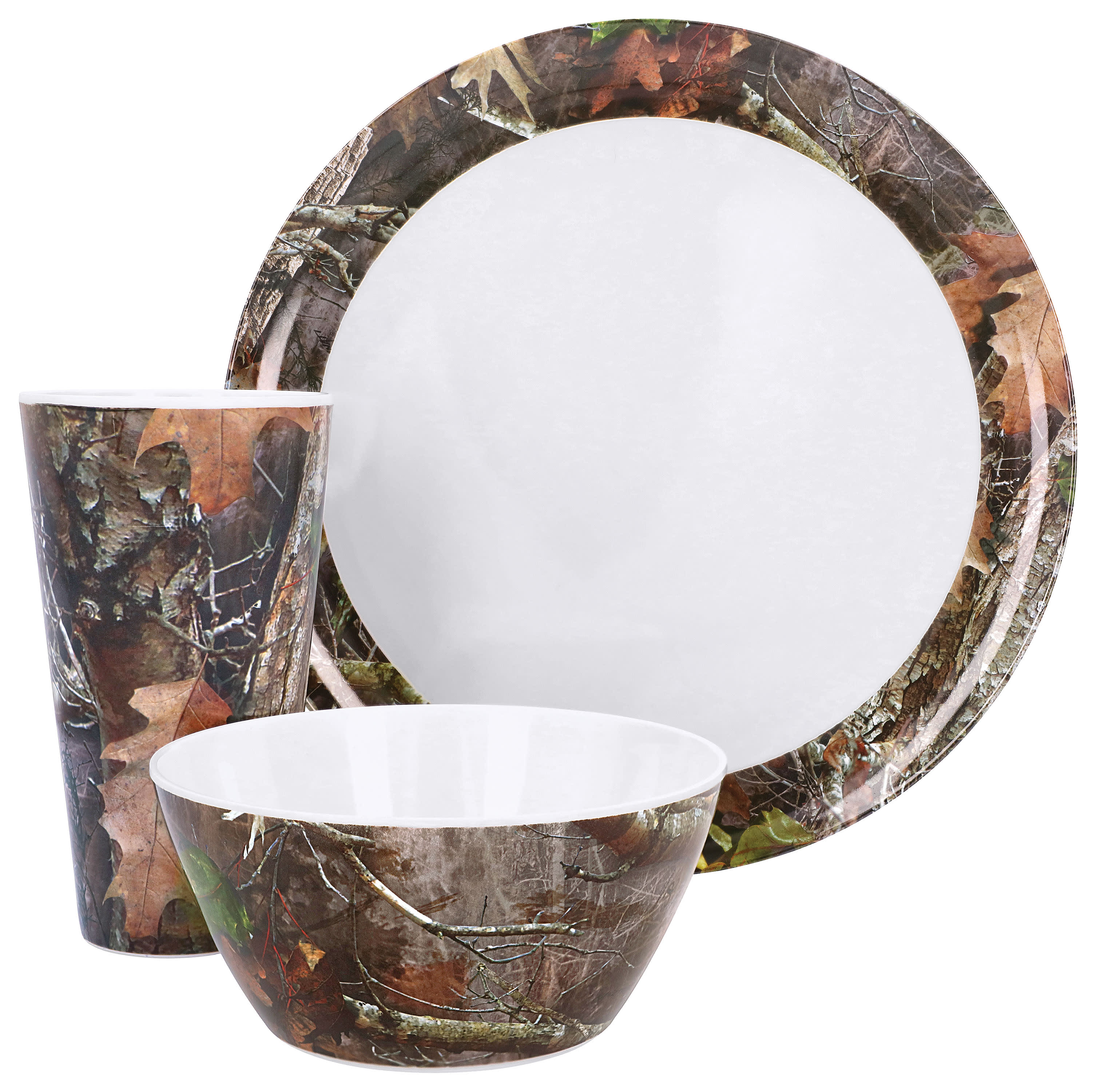 White River™ Home TrueTimber® Kanati™ 12-Piece Melamine Dinnerware Set