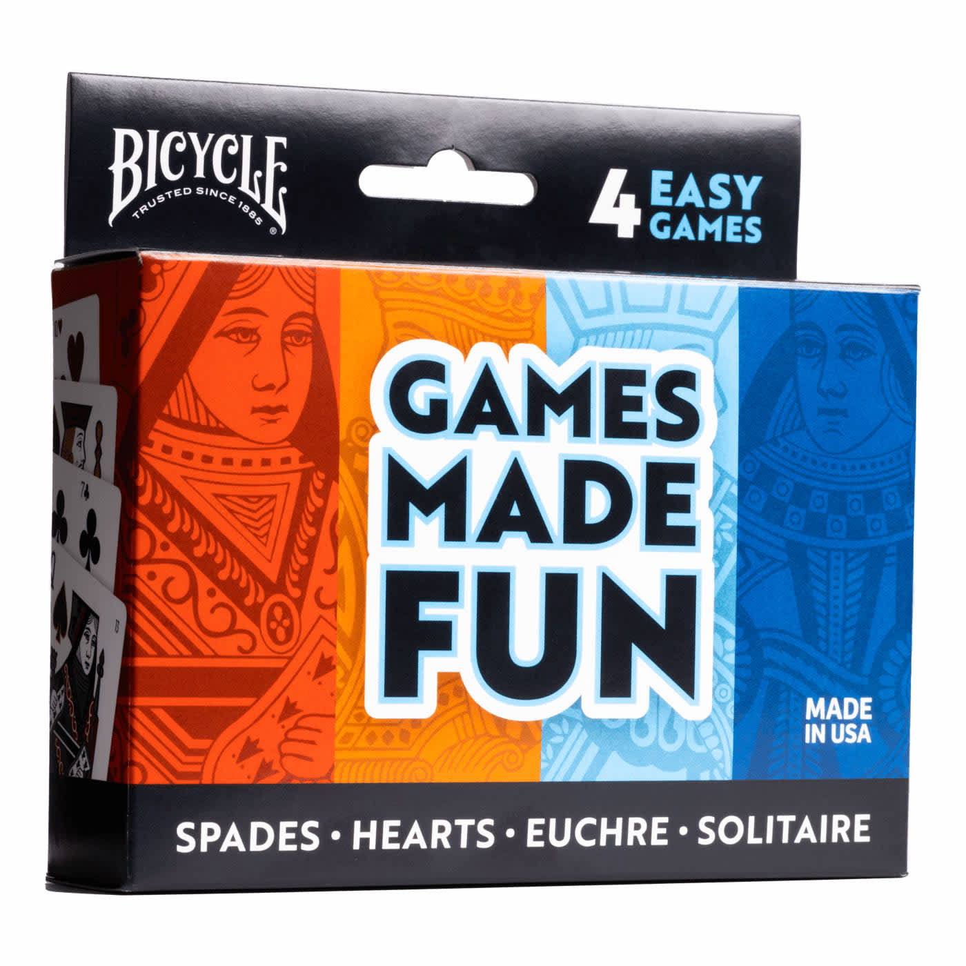 Bicycle 4-Game Card Pack