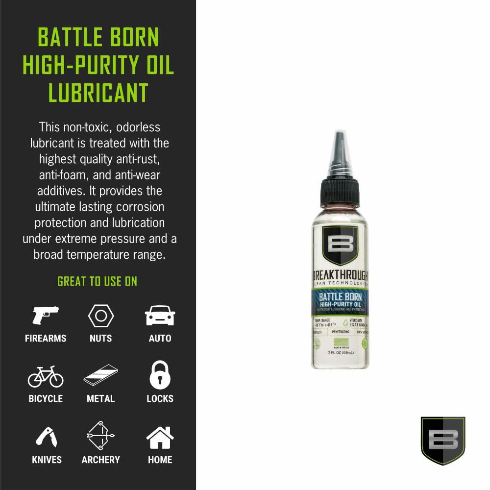 Breakthrough® Battle Born High-Purity Gun Oil