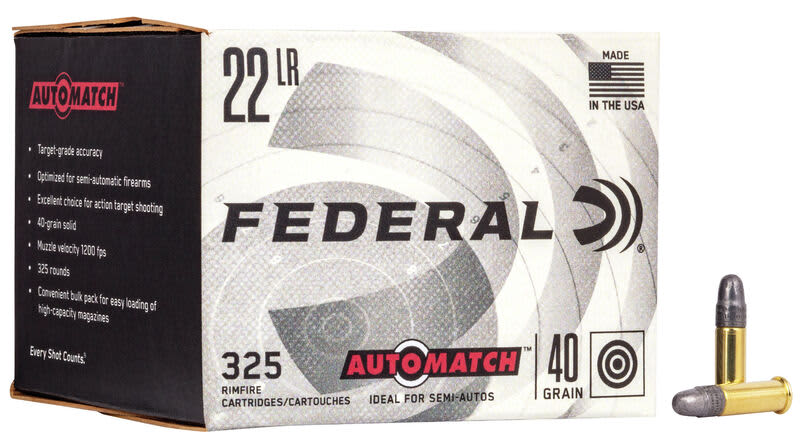 Federal® Champion™ Automatch™ Bulk .22LR Rimfire Ammunition
