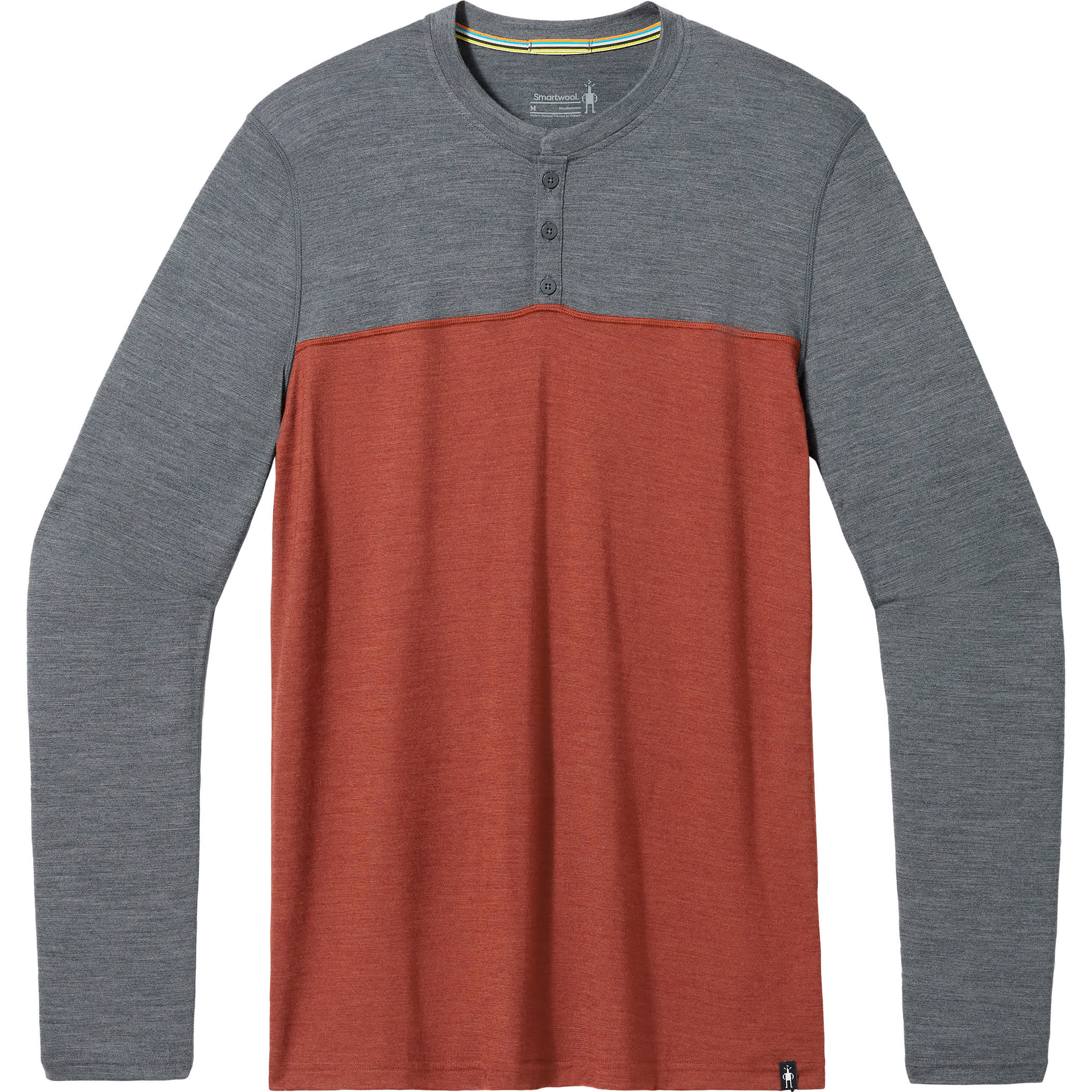Smartwool® Men’s Long-Sleeve Colorblock Henley Shirt
