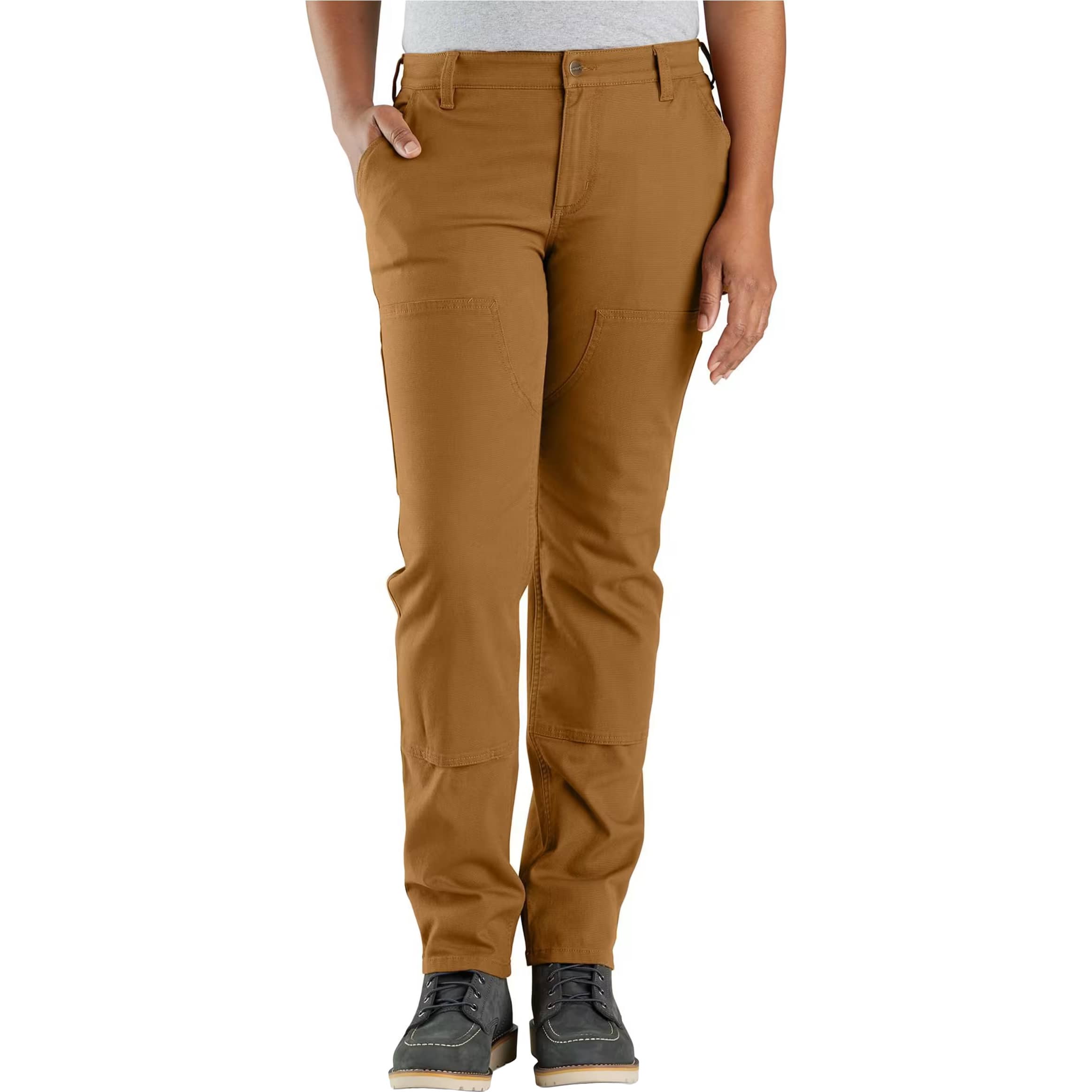 Carhartt® Women’s Rugged Flex® Relaxed-Fit Canvas Double-Front Pants