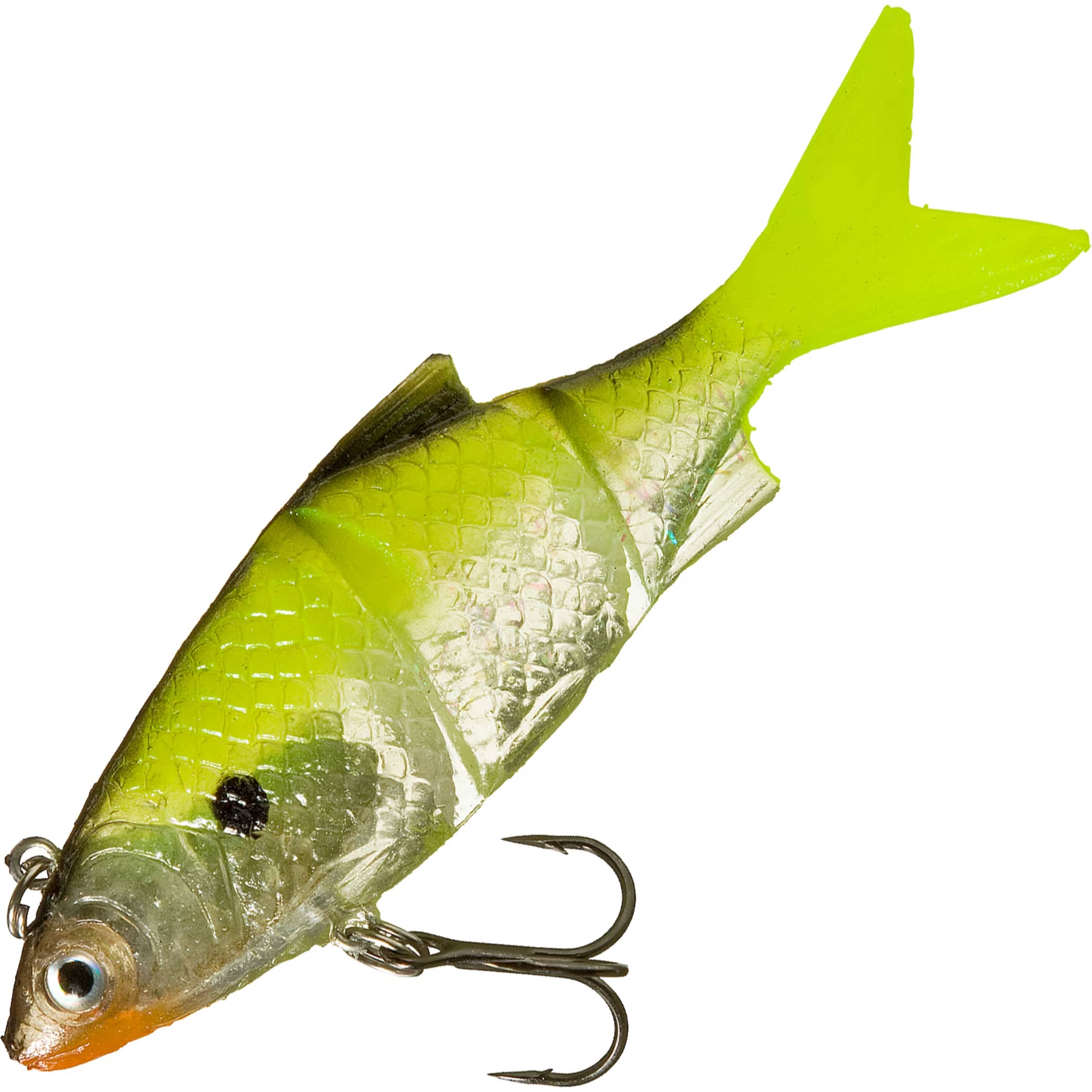 Shop 2Pc Eye Rotating Tail Topwater Bass Fishing Lure Bait Hooks