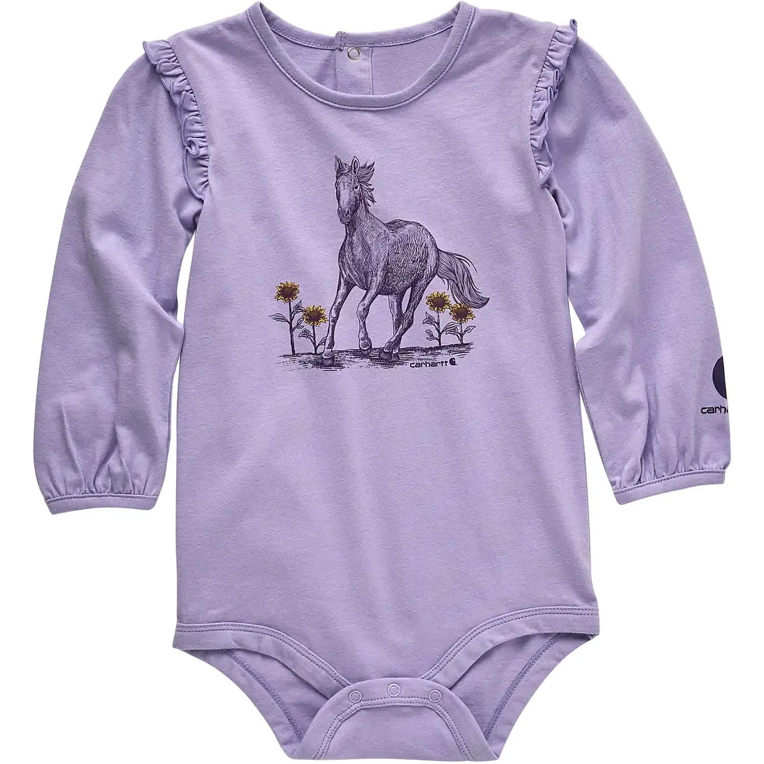 Carhartt Infant Girls Long Sleeve Horse Graphic Bodysuit Cabela s Canada