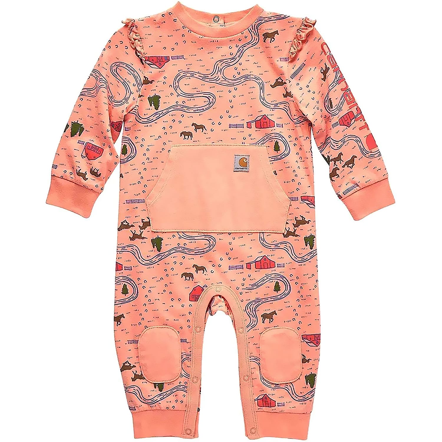 Carhartt® Infant Girls’ Long-Sleeve Printed Bodysuit