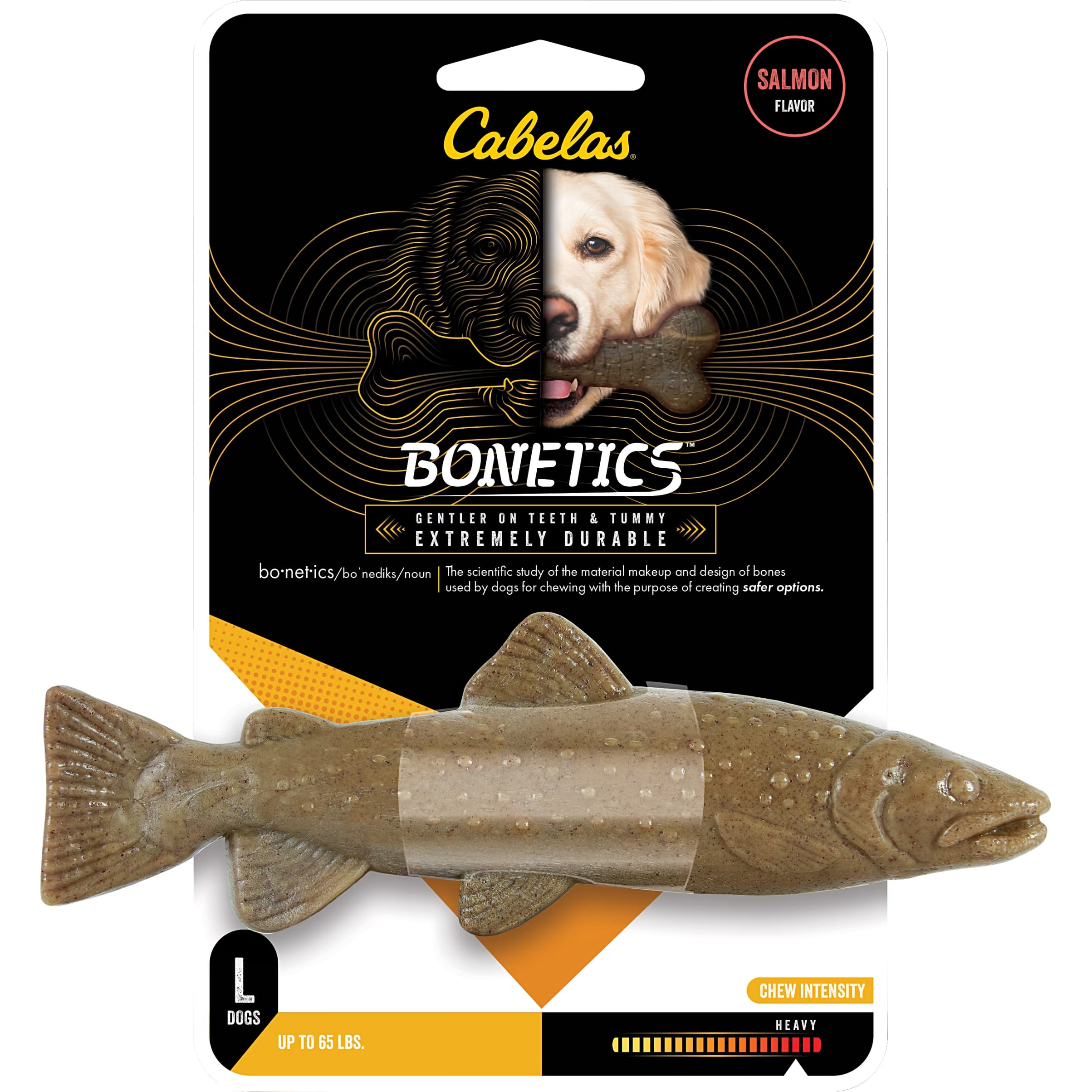 Cabela’s Bonetics® Large Wood-Scented Trout Chew Toy