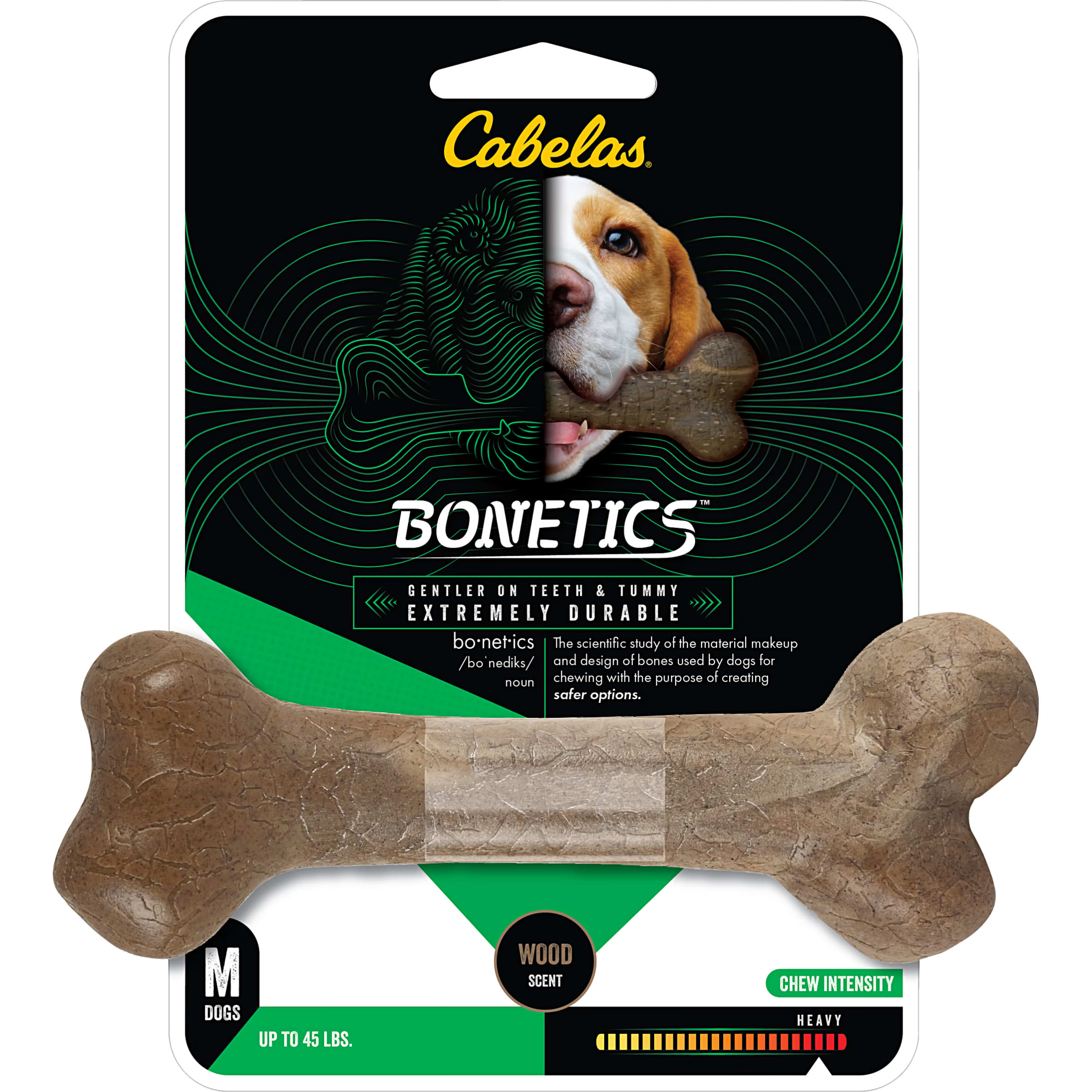 Cabela’s Bonetics® Wood-Scented Femur-Bone Chew Toy