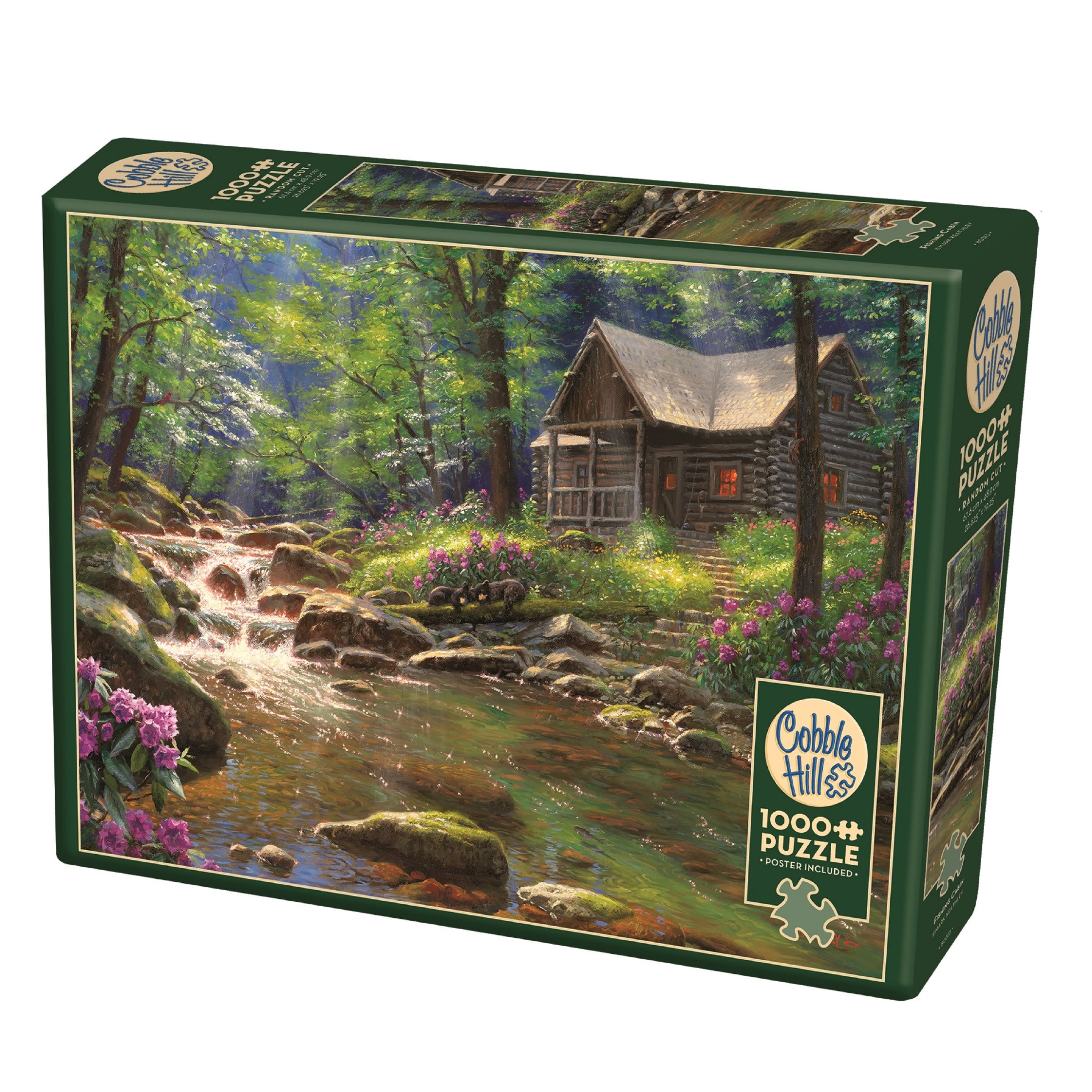 Cobble Hill Fishing Cabin Puzzle - 1000 Pieces