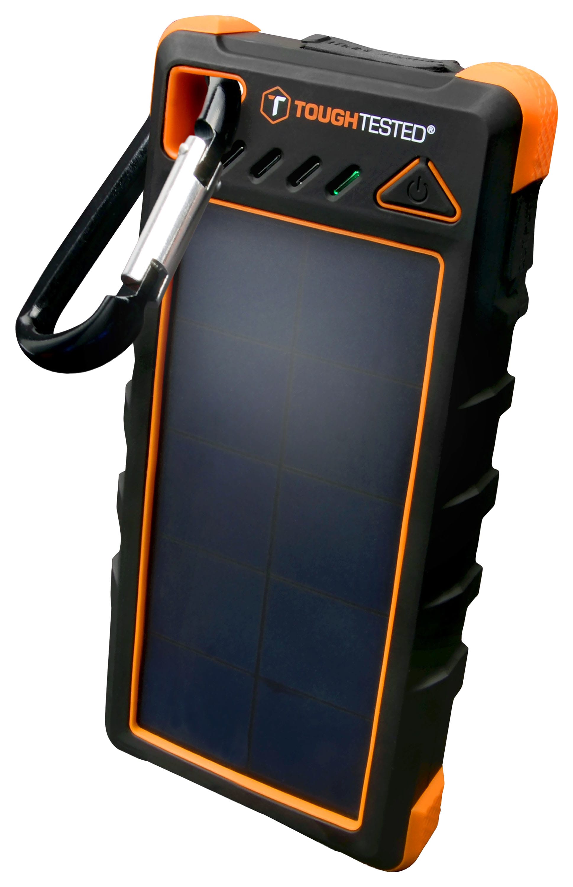 ToughTested® 16,000mAh Solar-Powered Battery and LED Flashlight