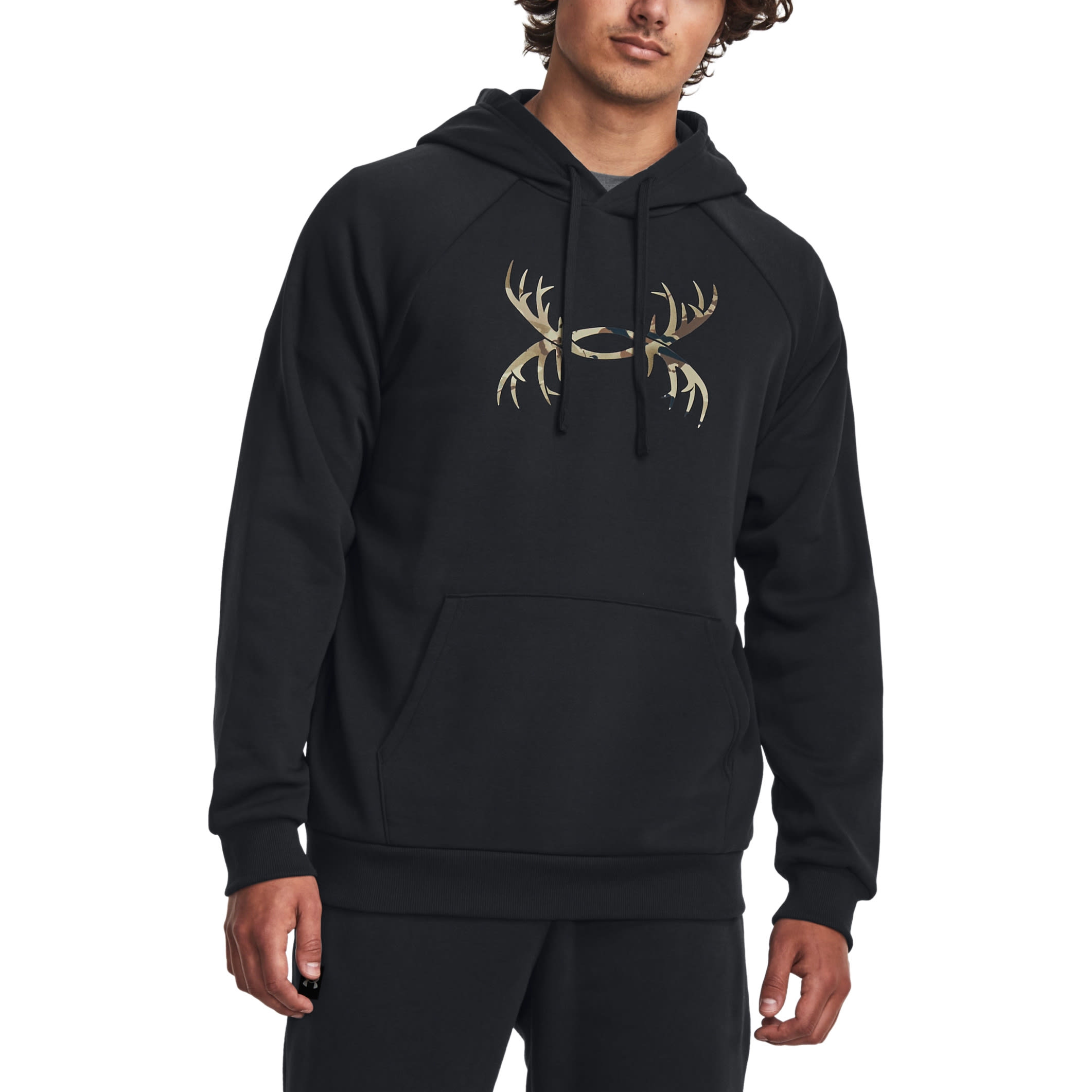 Under Armour® Men’s Rival Fleece Antler Hoodie