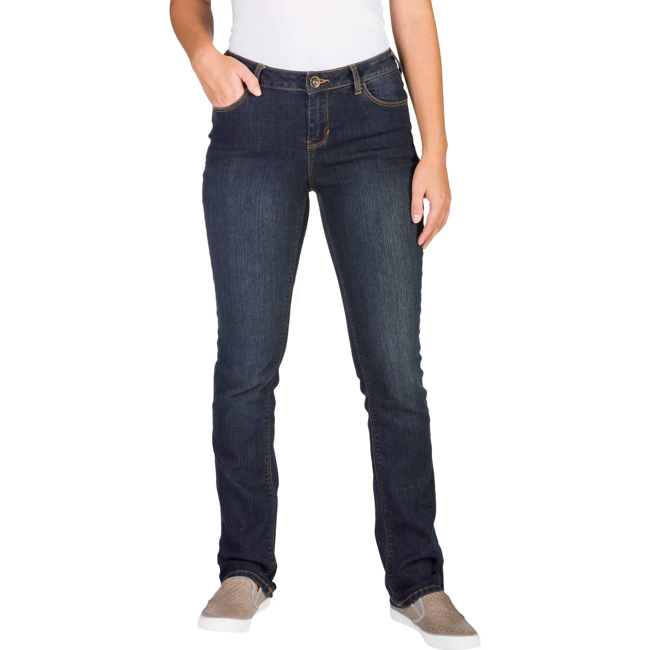 Natural Reflections® Women’s Classic Fit Straight Leg Jeans