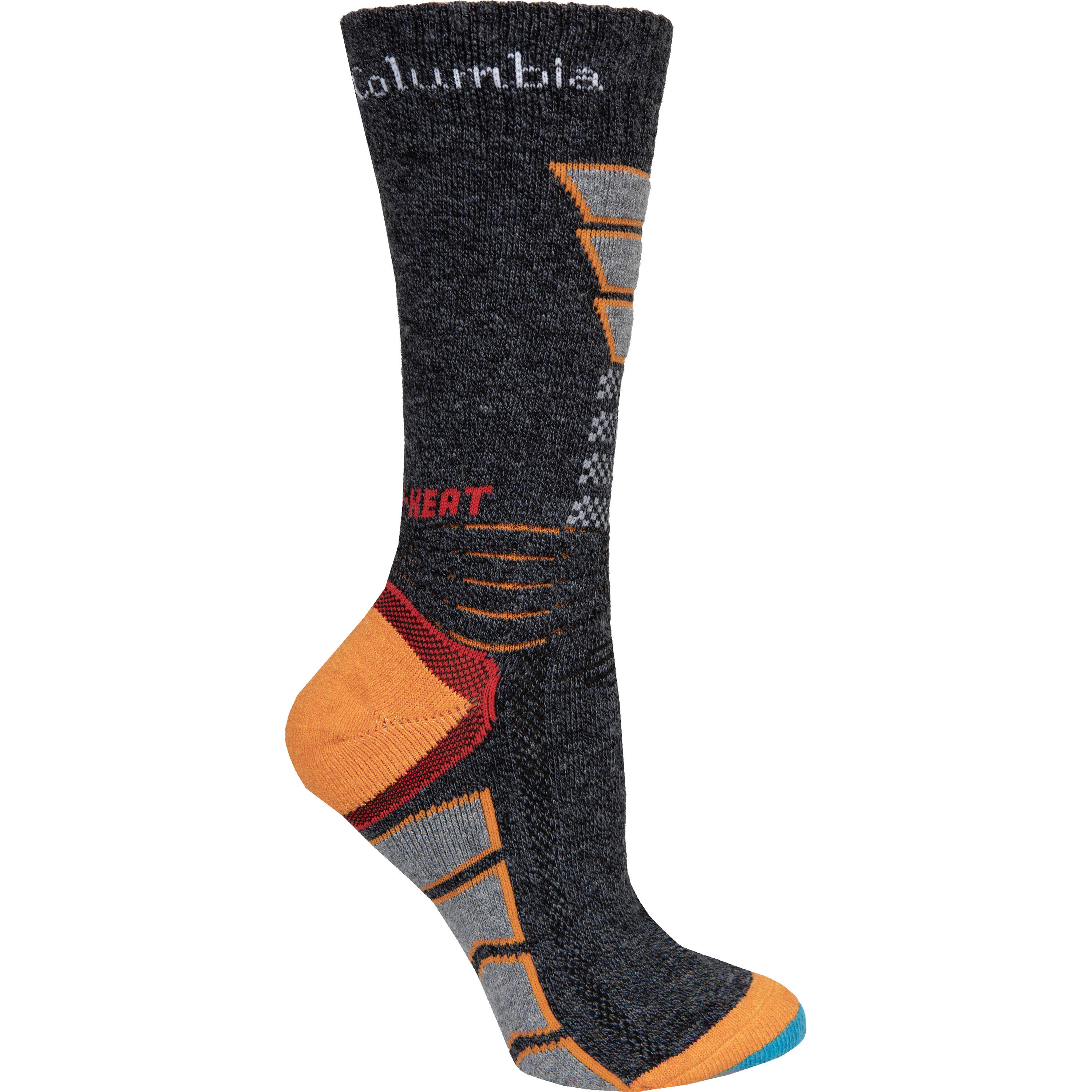 Columbia® Men’s Omni-Heat Hiking Crew Socks – 1-Pack 
