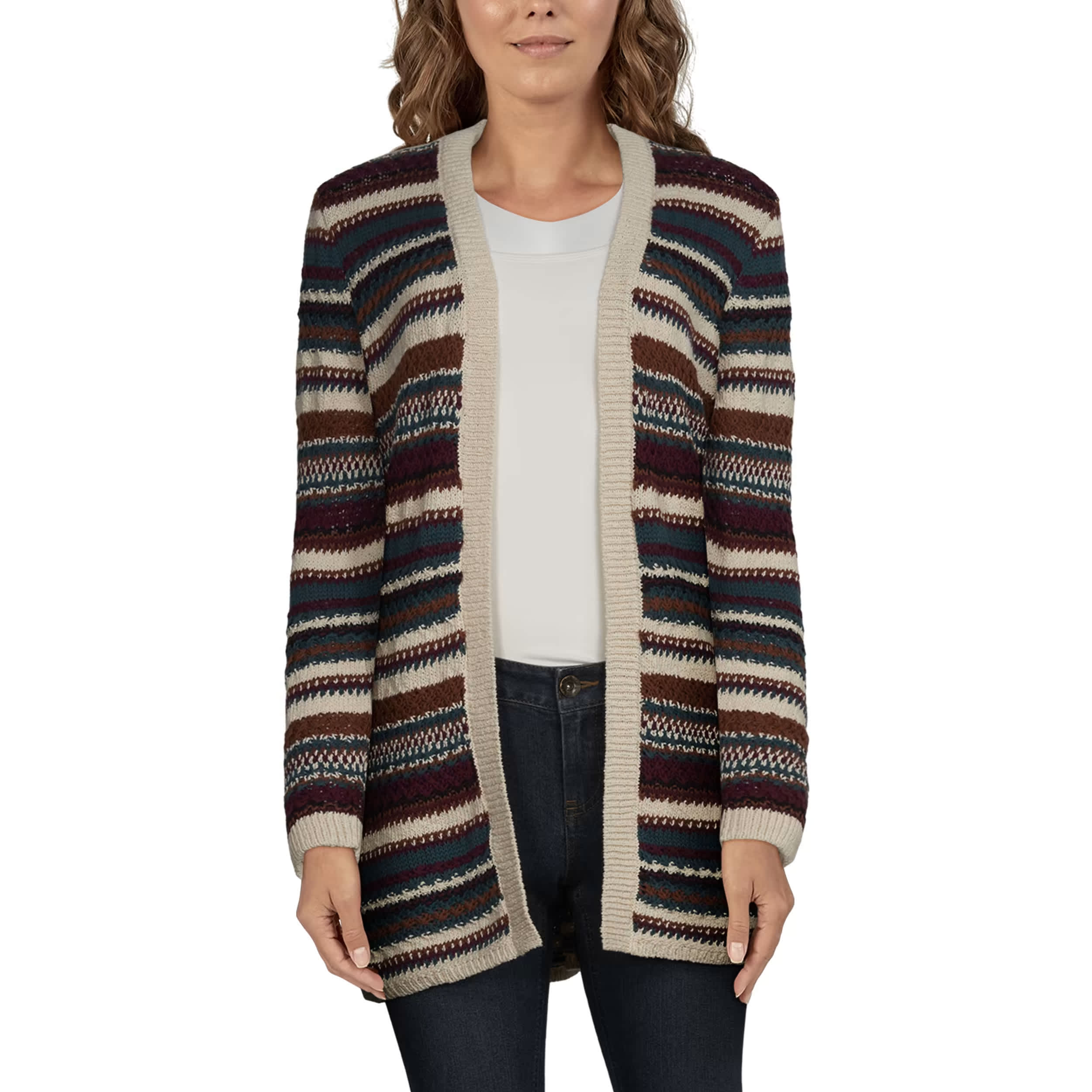 Natural Reflections® Women’s Multi-Stitch Cardigan