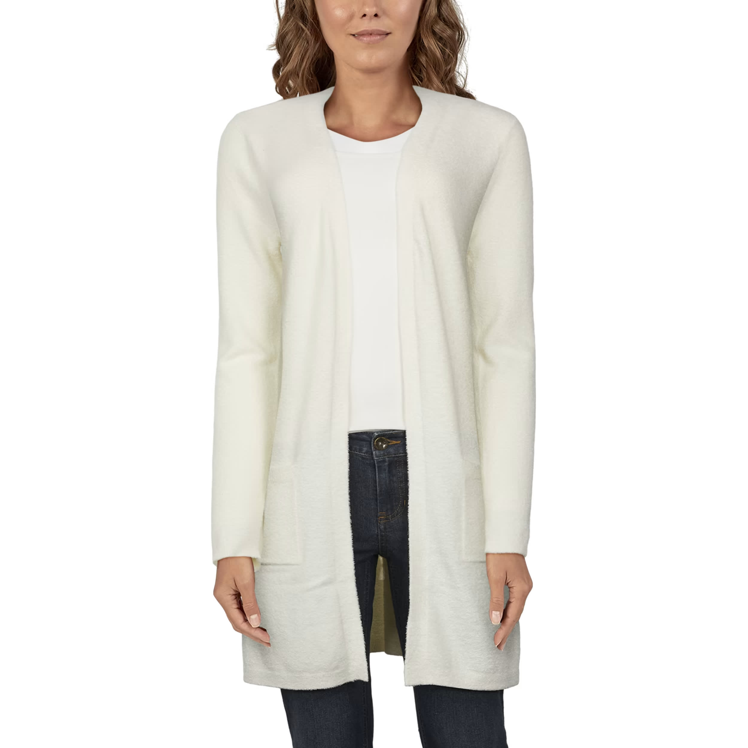 Natural Reflections® Women’s Plush Long-Sleeve Cardigan