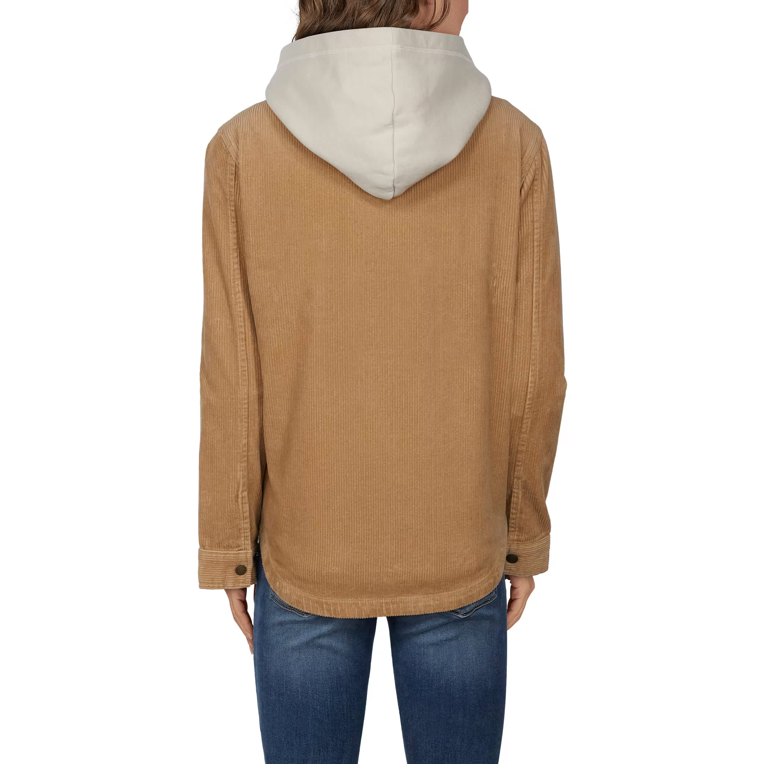 Natural Reflections® Women’s Corduroy Hooded Shirt Jacket