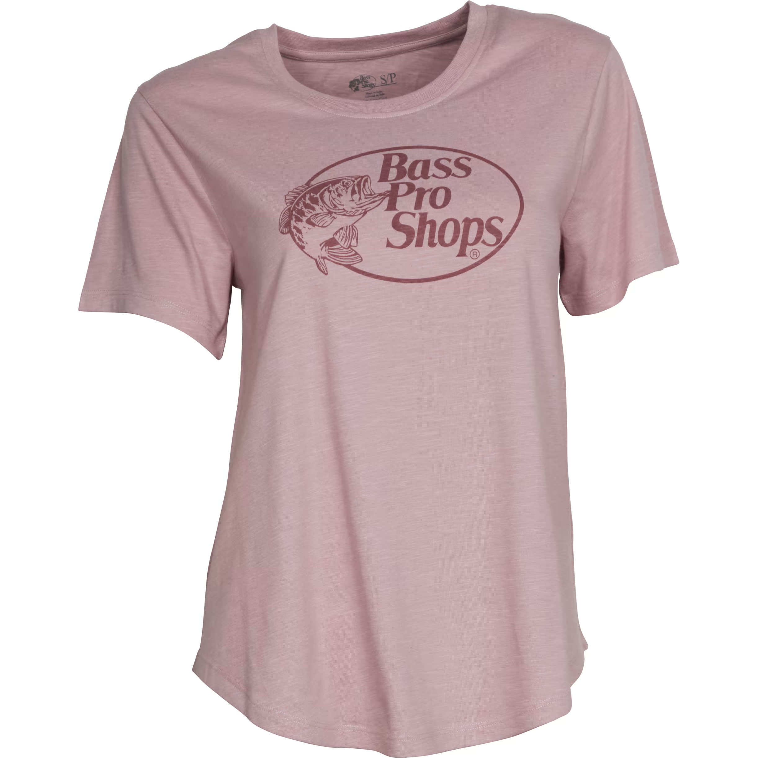 Bass Pro Shops® Women’s Original Logo Drop Hem Short-Sleeve T-Shirt