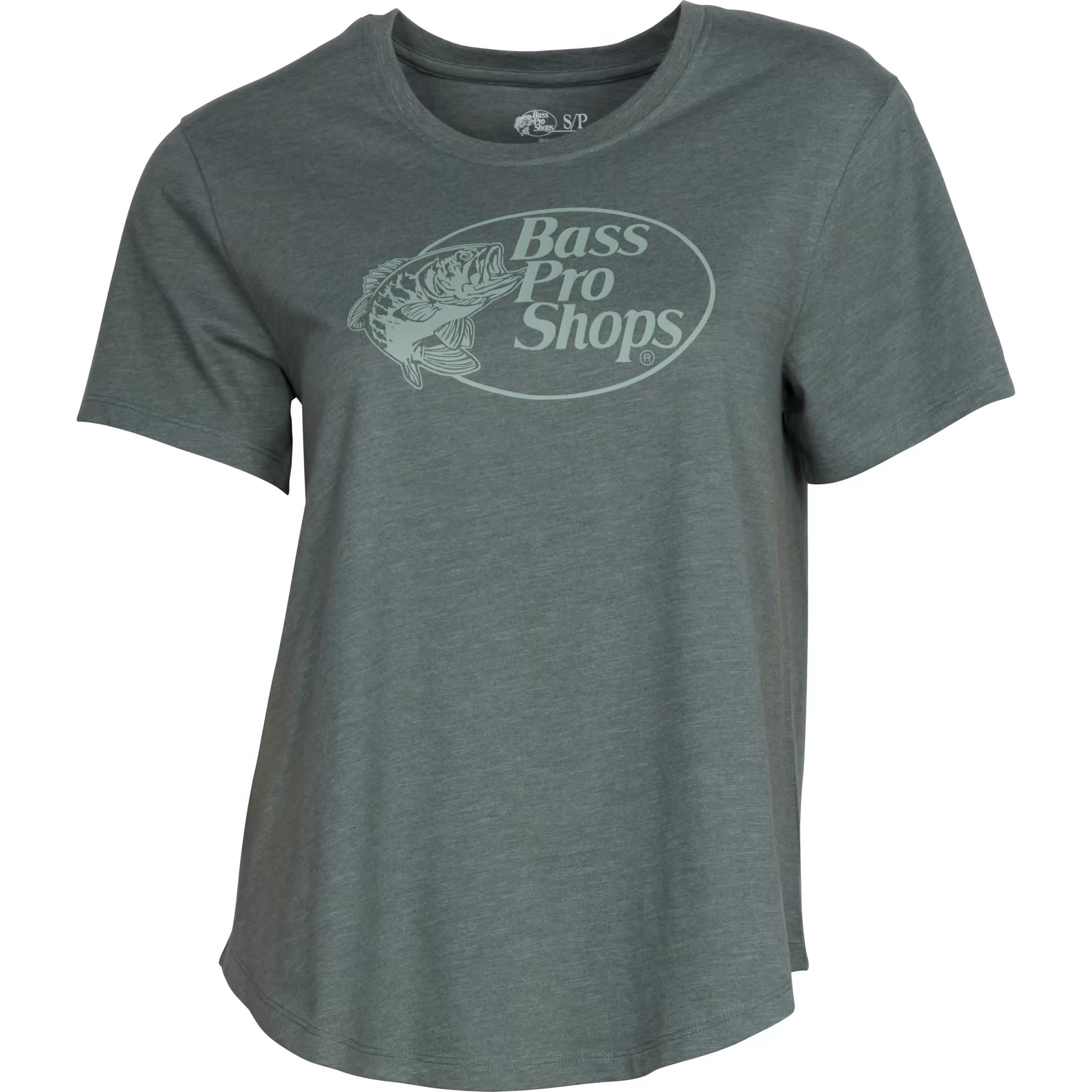 Bass Pro Shops® Women’s Original Logo Drop Hem Short-Sleeve T-Shirt