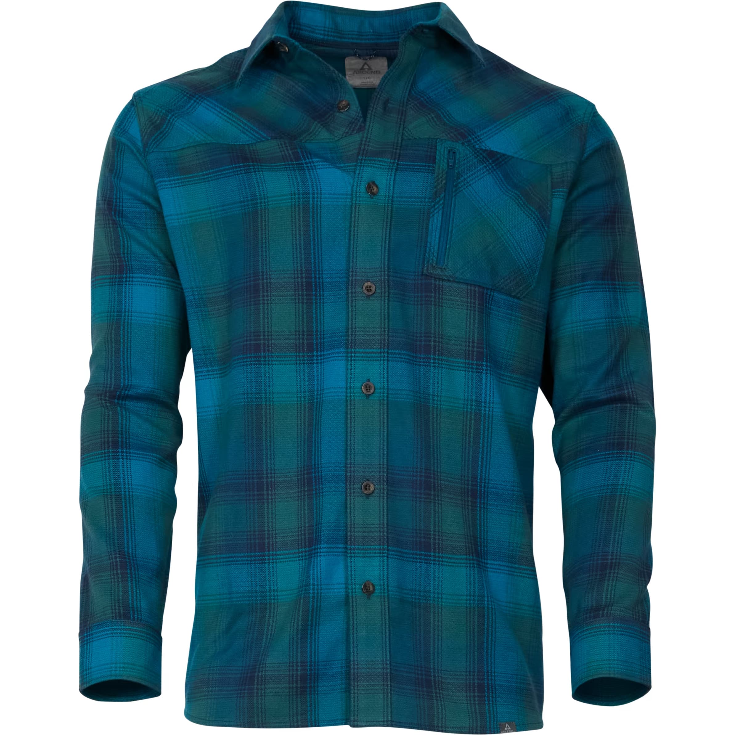 Ascend® Men’s Finn Flannel Long-Sleeve Shirt
