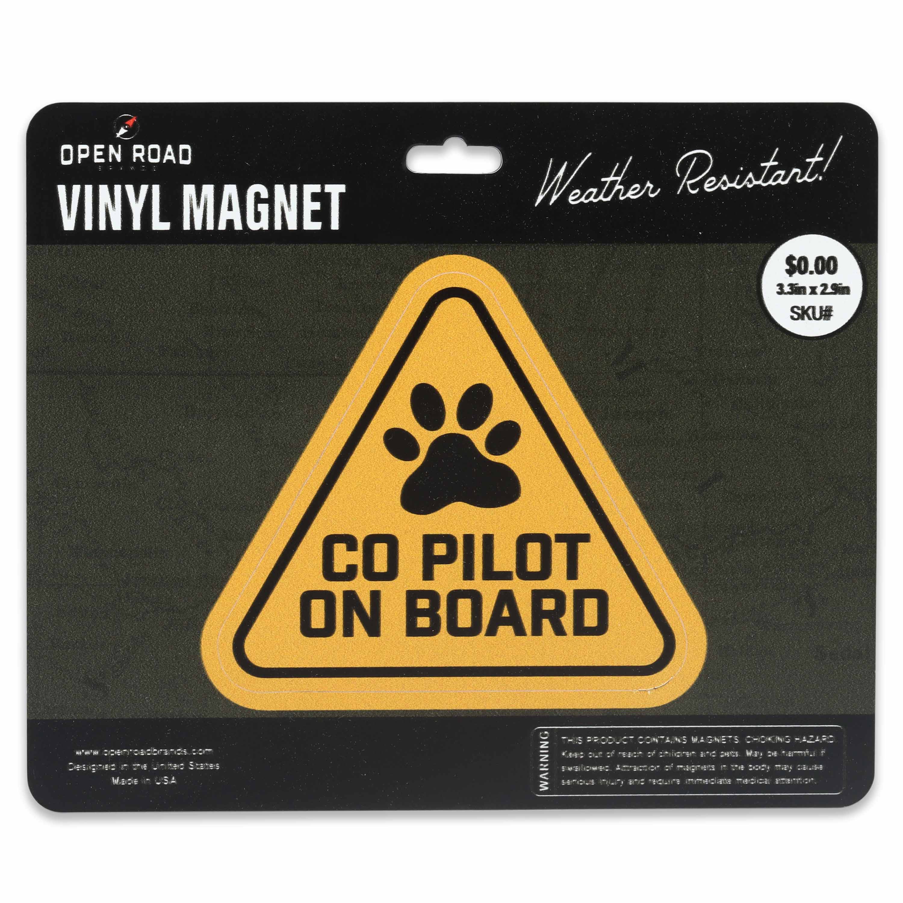 Open Road's Co-Pilot on Board Magnet