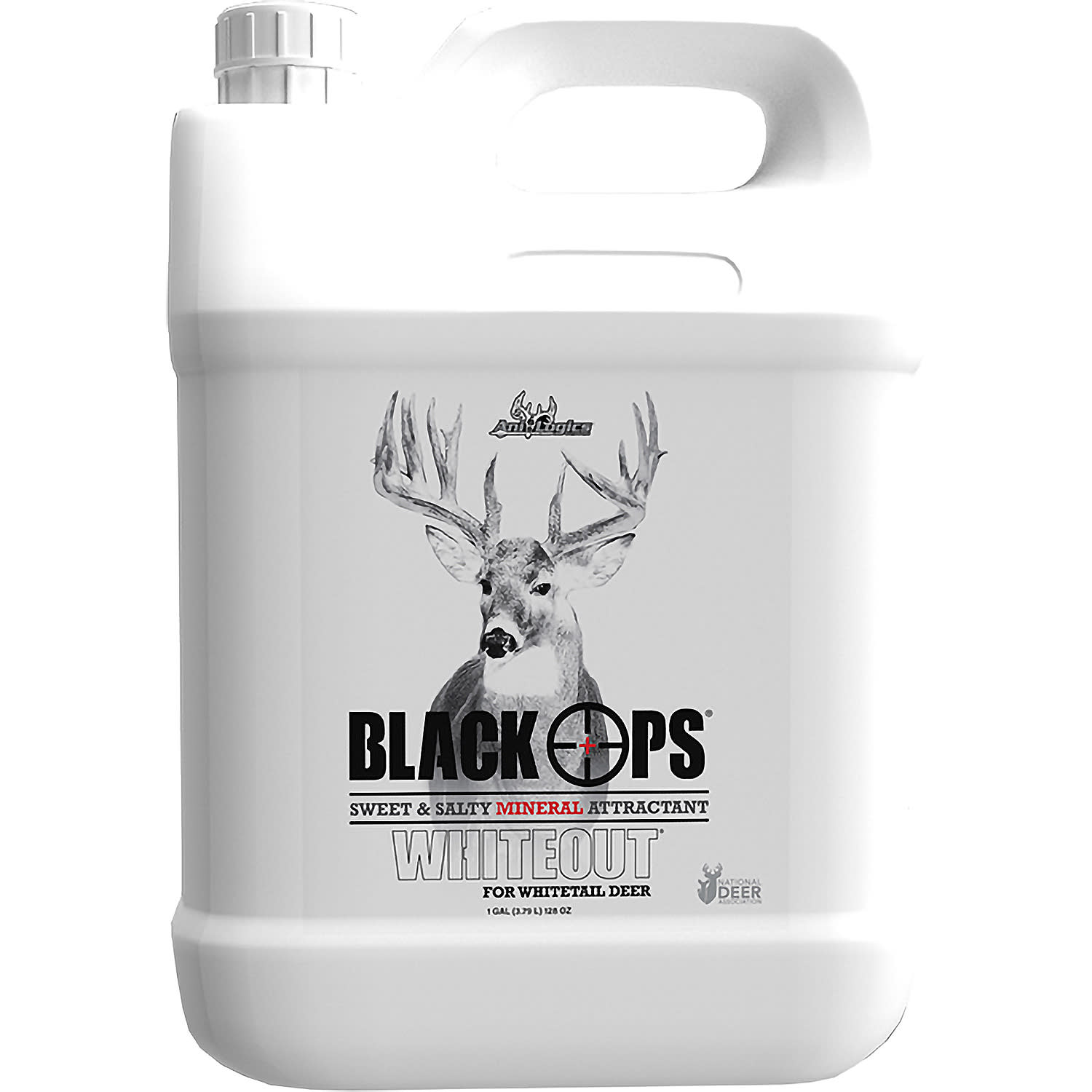 Ani-Logics Black Ops Whiteout Liquid Deer Attractant – 1 Gal