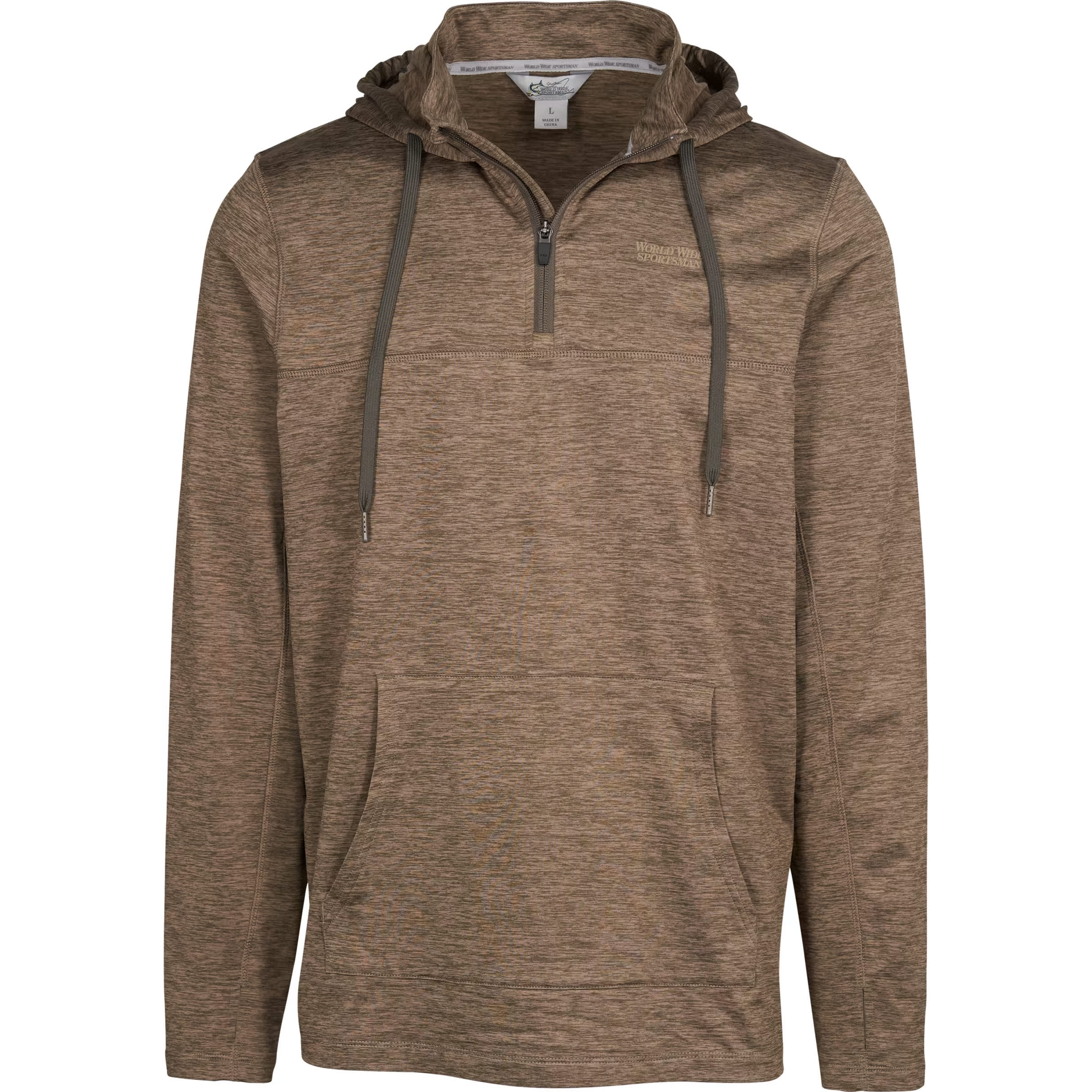 World Wide Sportsman® Men’s Quarter-Zip Long-Sleeve Hoodie