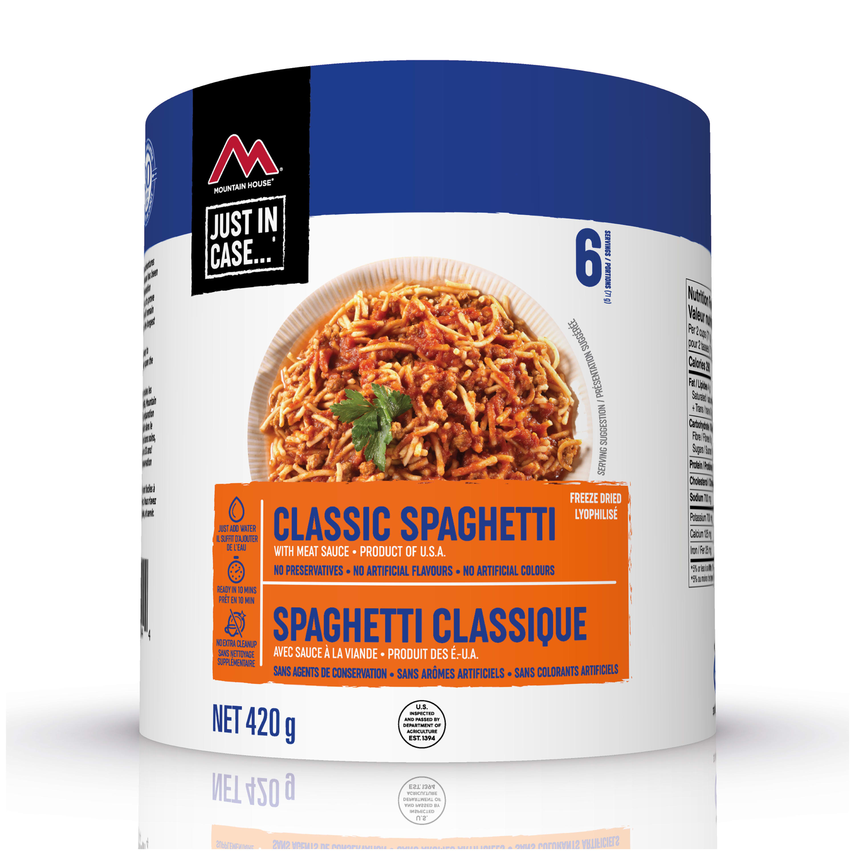 Mountain House® Classic Spaghetti with Meat Sauce #10 Can