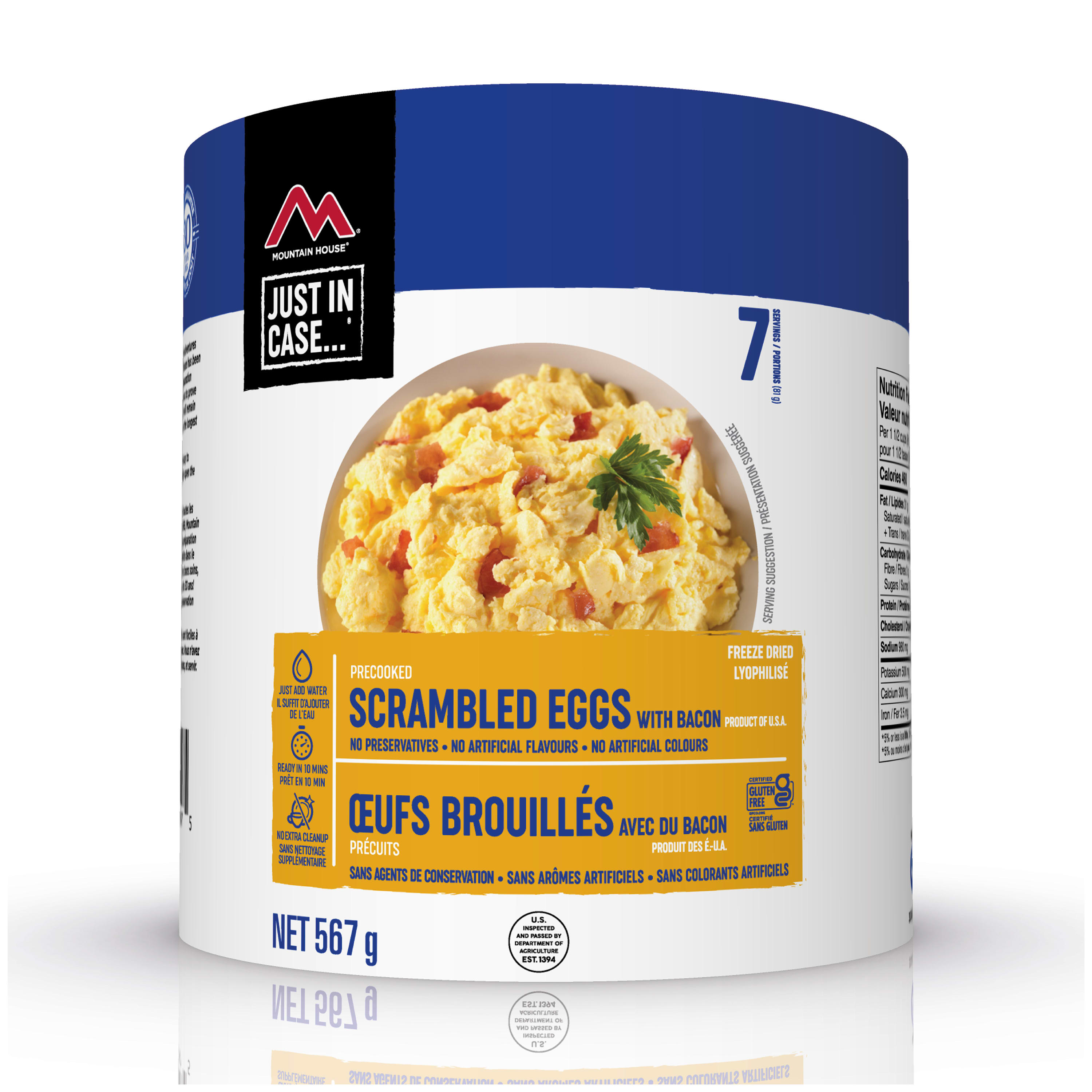 Mountain House® Scrambled Eggs with Bacon #10 Can