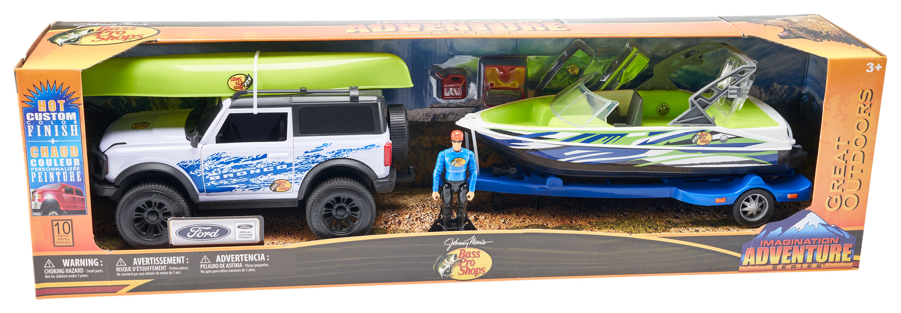 Bass Pro Shops® Deluxe Ford® Bronco® Wake Boat Adventure Playset for Kids