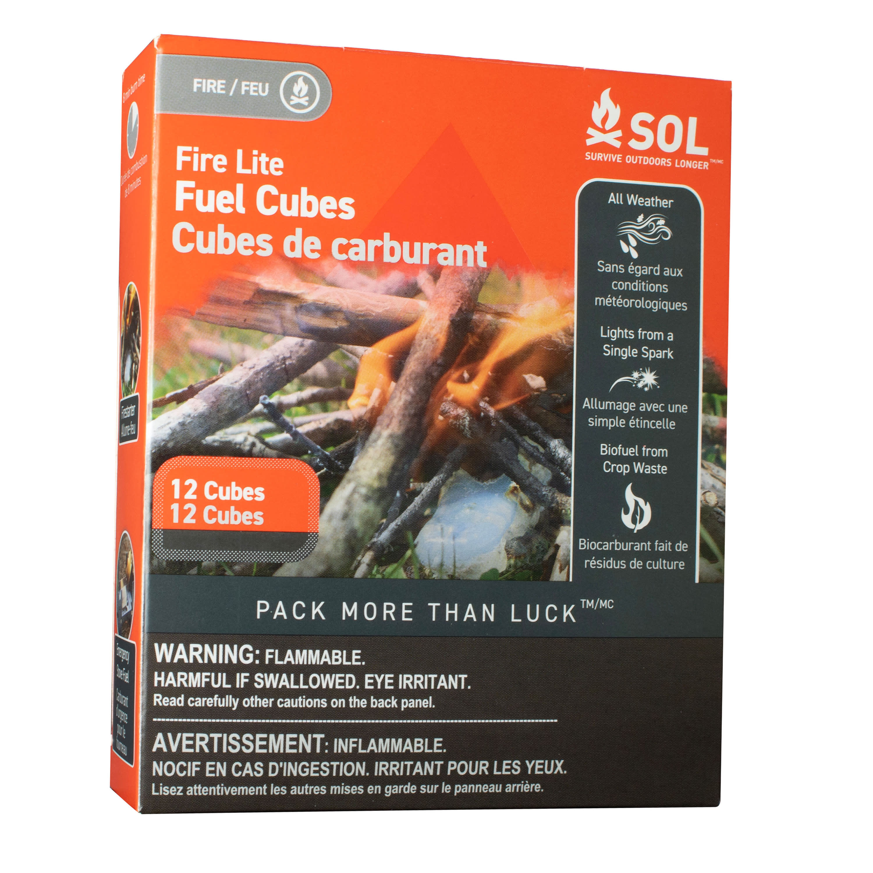 S.O.L.® Fire Lite™ Fuel Cubes
