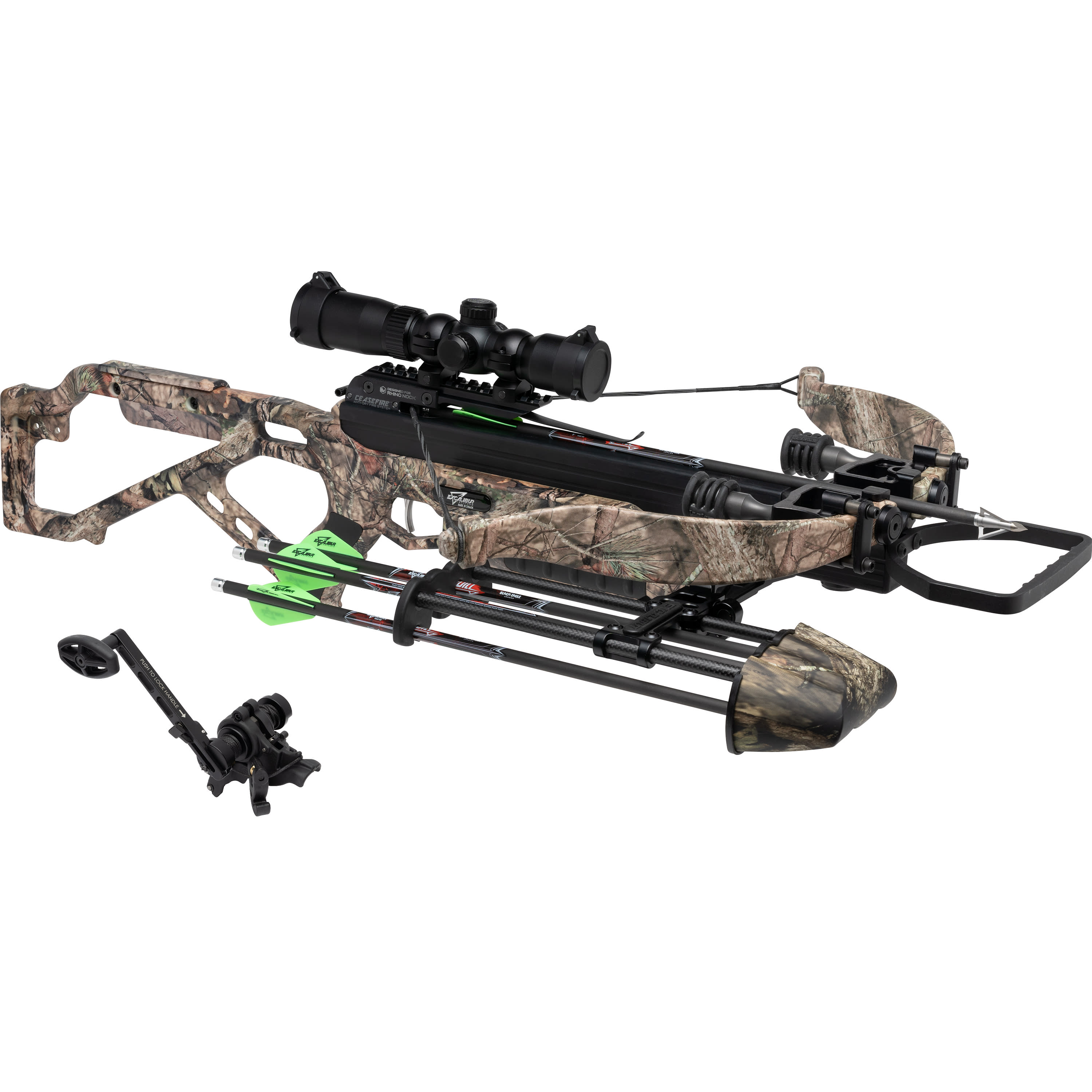 Excalibur® Micro 380 Crossbow Package with Charger Lite Crank Cocking Device
