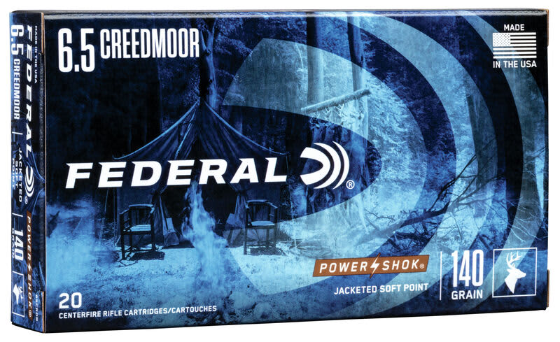Federal® Power-Shok® 6.5 Creedmoor Rifle Ammunition