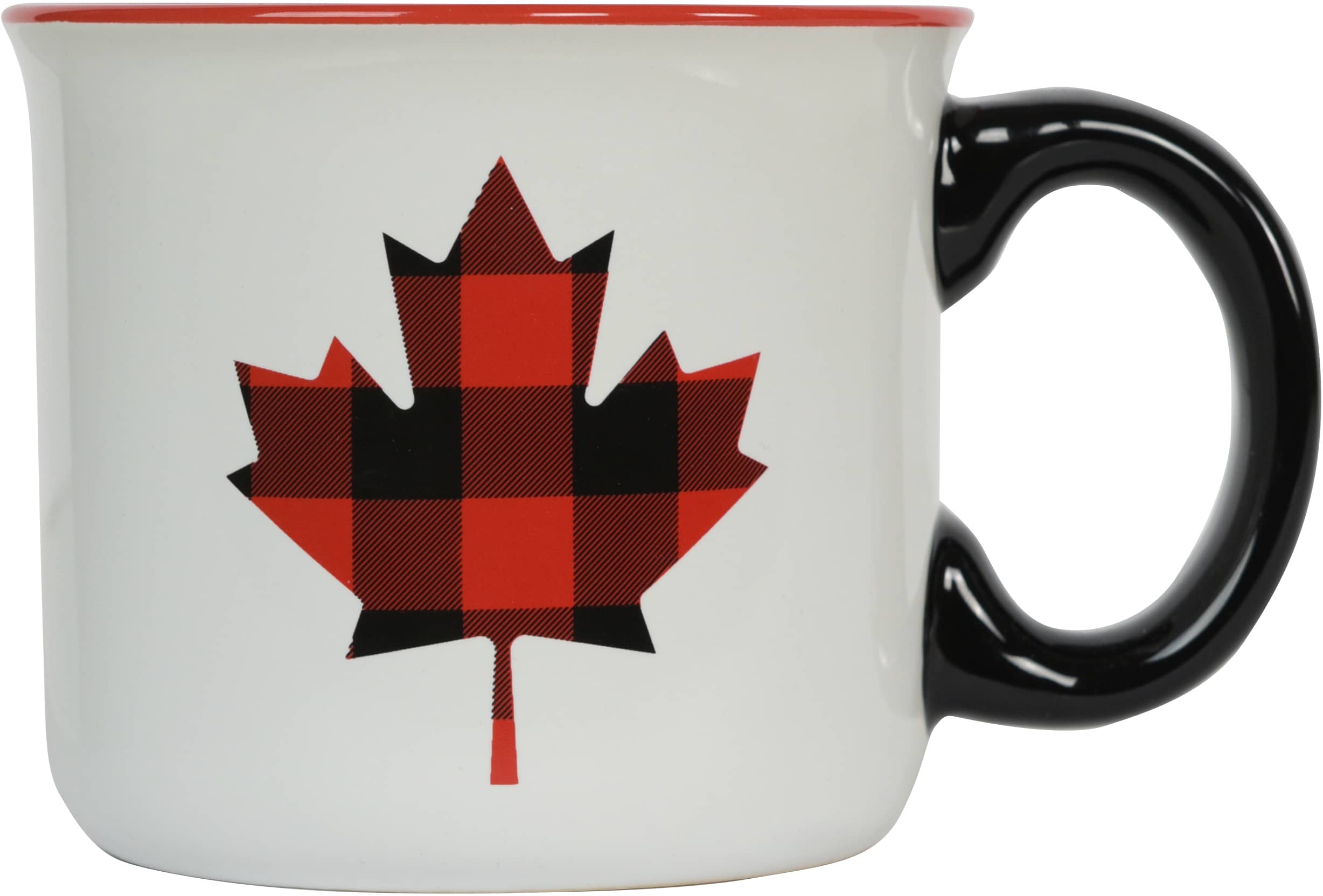 Cabela's Plaid Maple Leaf Camp Mug