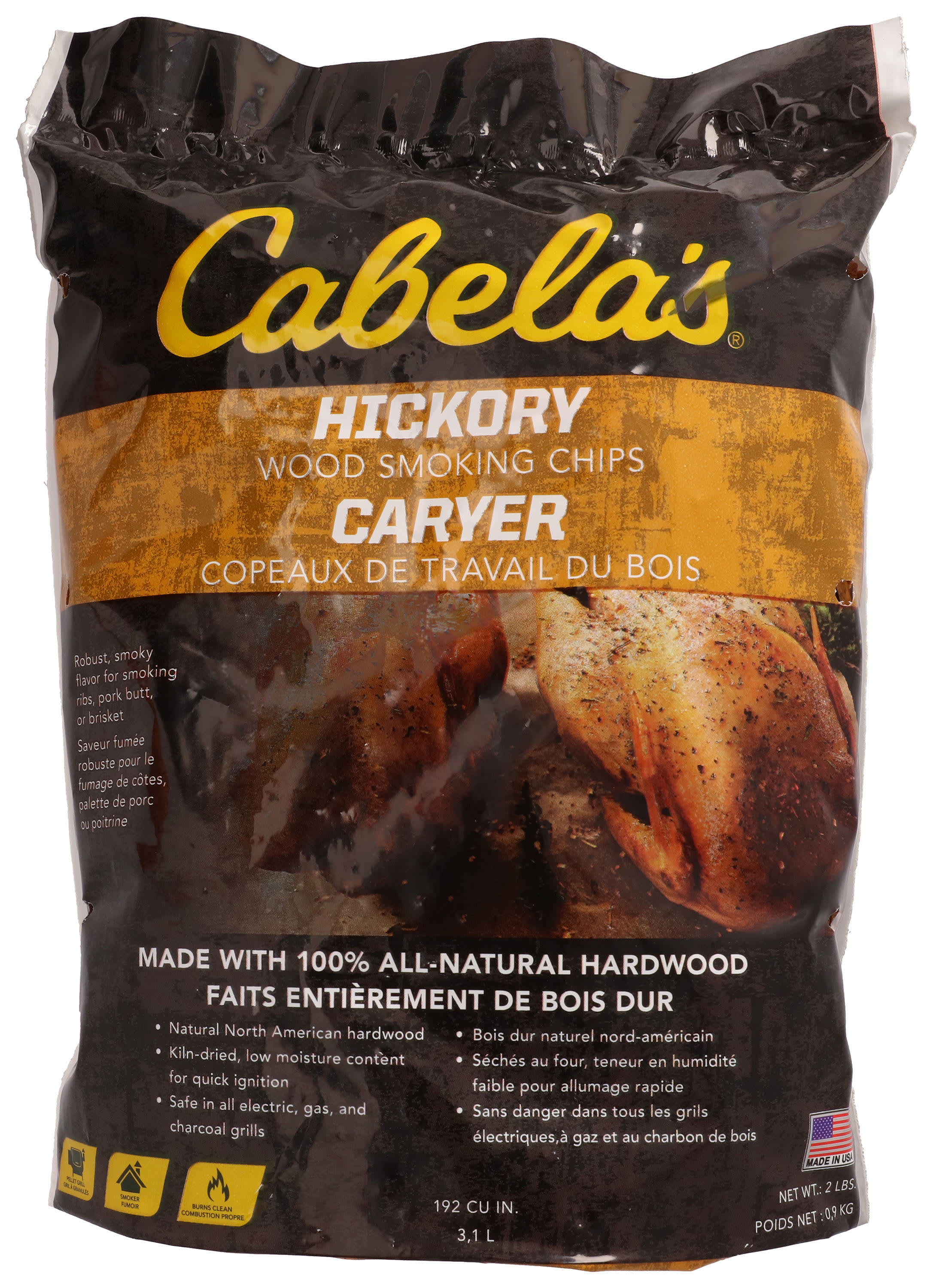 Cabela's® Wood Smoking Chips - Hickory