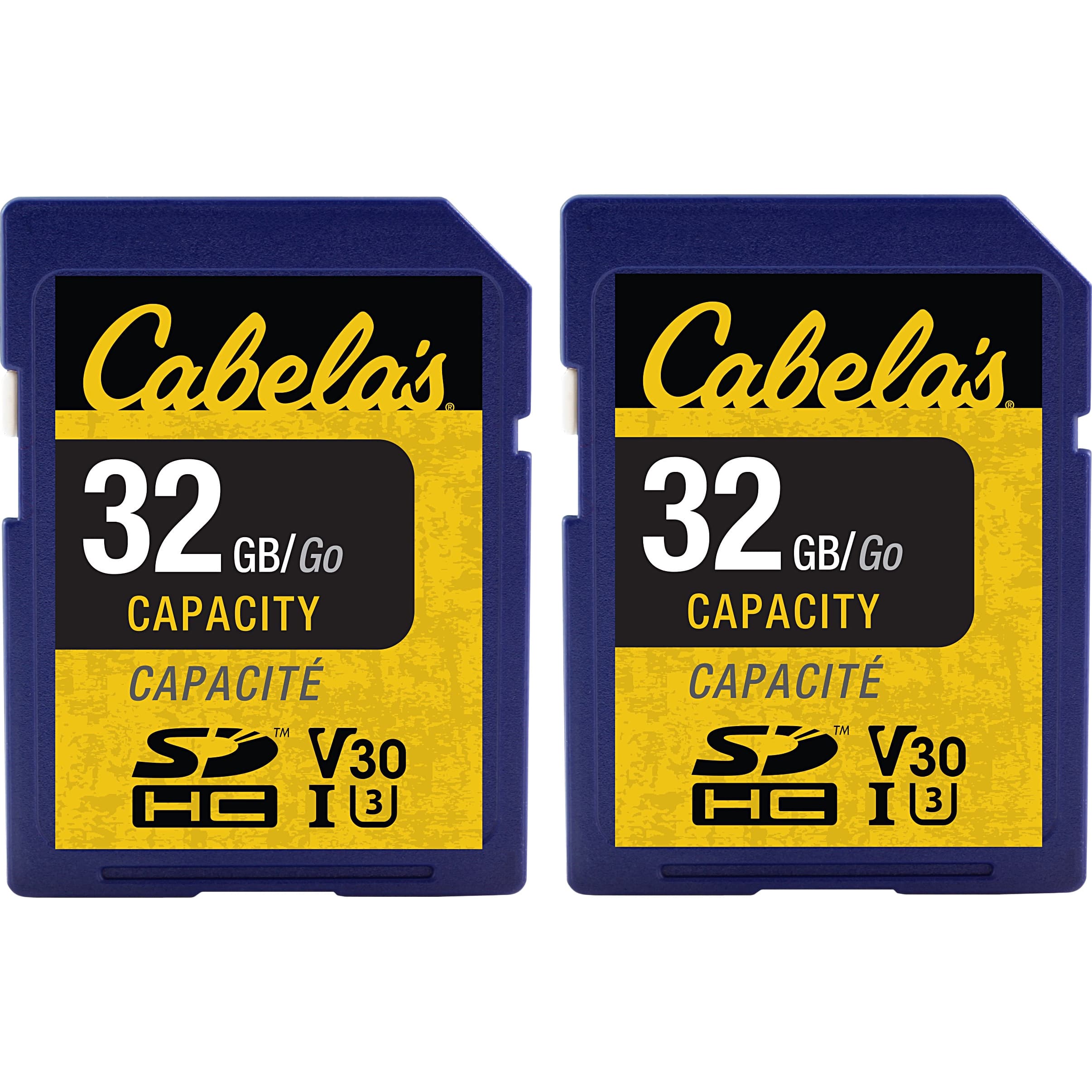 Cabela’s® U3/V30 SD Memory Card – 2-Pack